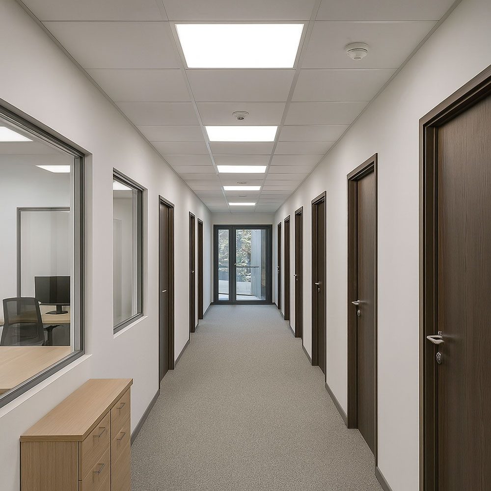 V-TAC LED Deckenleuchte, LED-Leuchtmittel fest verbaut, Tageslichtweiß, Einbaulampe Panel Deckenlampe LED Tageslichtleuchte Bürolampe L 59,5cm