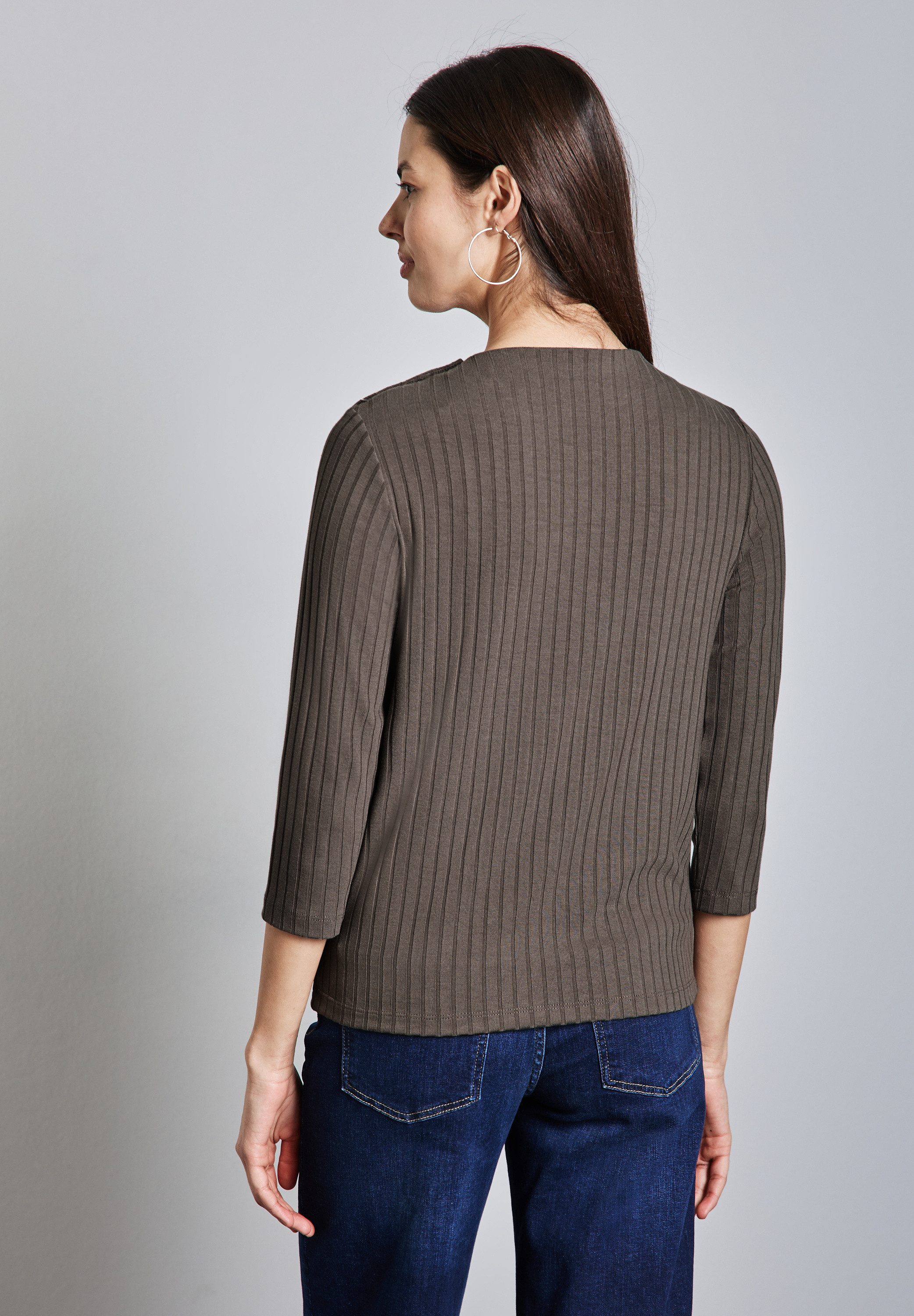 STREET ONE 3/4-Arm-Shirt mit Knöpfen an günstig online kaufen