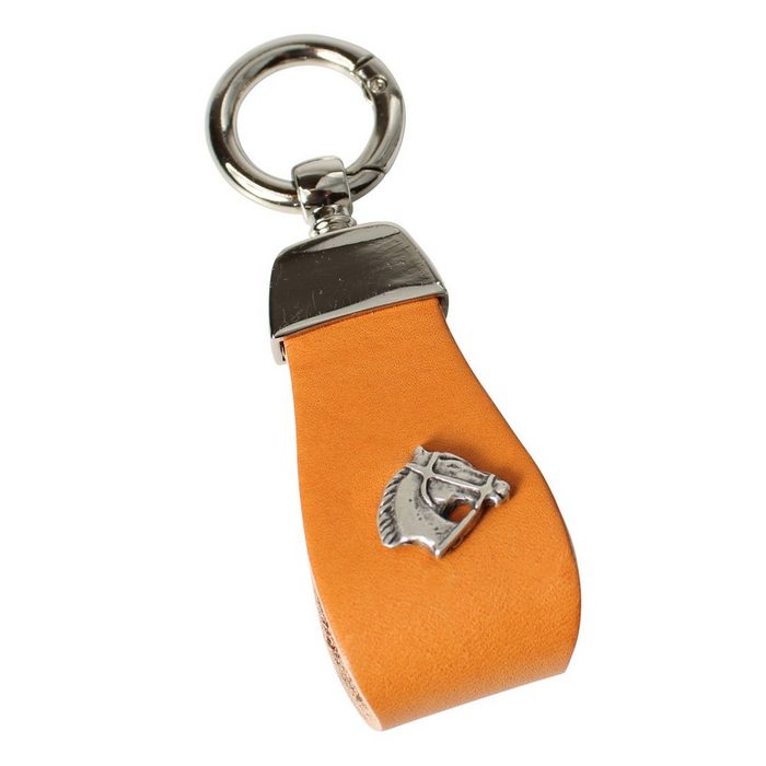 FRONHOFER Schlüsselanhänger 18779 Schlüsselanhänger aus Vollrindleder mit Pferdekopf