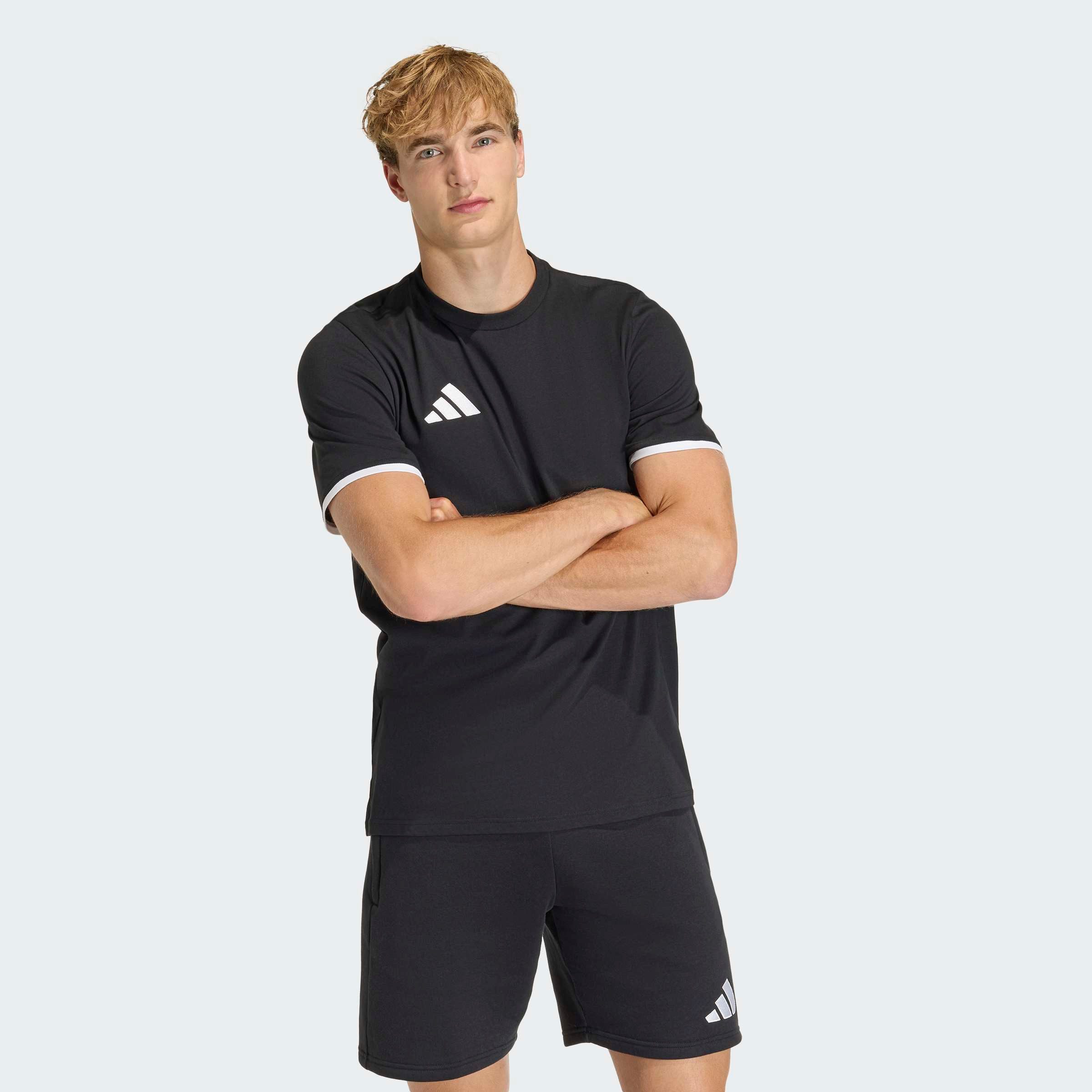 adidas Performance Trainingsshirt ENTRADA26 für Fußball und Freizeit, sportlicher Stil, Single Jersey Material