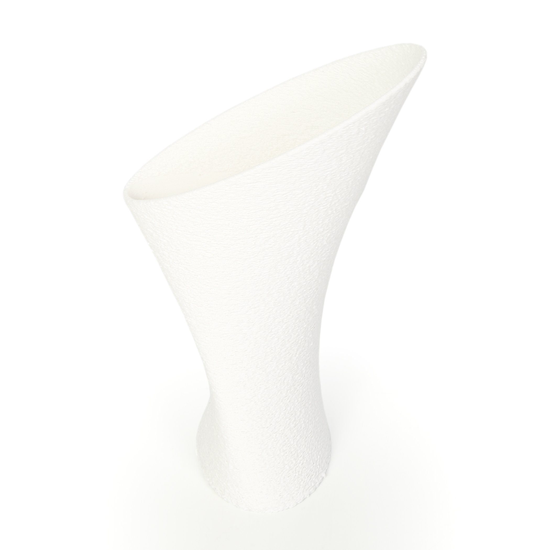 Kreative Feder bruchsicher Bio-Kunststoff, Designer wasserdicht Rohstoffen; Dekovase nachwachsenden Blumenvase – Vase aus & aus Dekorative White