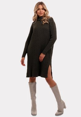 YC Fashion & Style Strickkleid Strickkleid Elegance" – Modischer Turtleneck im Oversize-Stil (Kein Set, 1 -tlg) Langarm, Strickmix, in Unifarbe, bequem zu tragen, mit Rollkragen