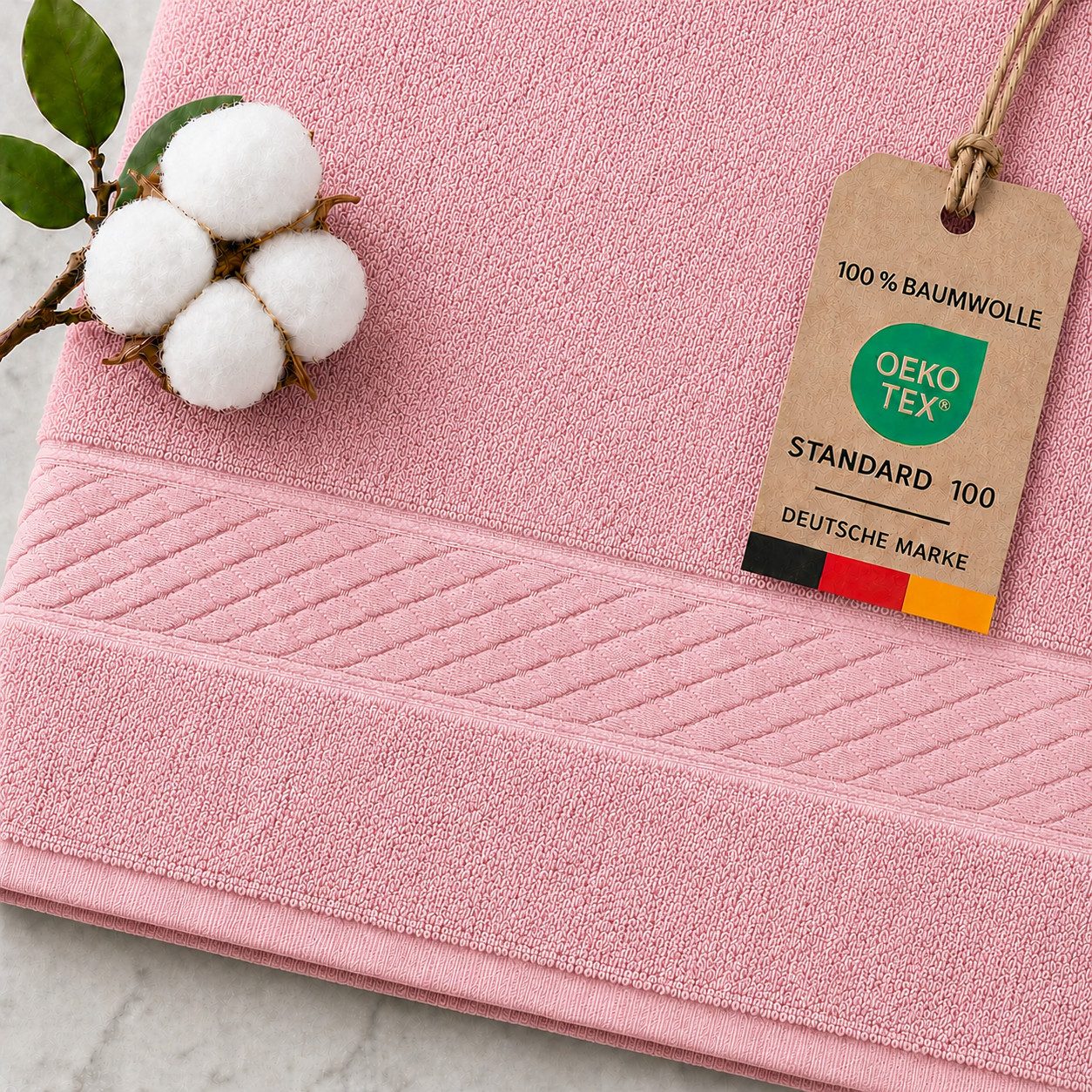 Komfortec Handtuch Set 50x100 cm aus 100 % Baumwolle, Frottee (Packung, 8-St), Handtücher Set, Weich, Towel – Bild 4 von 5