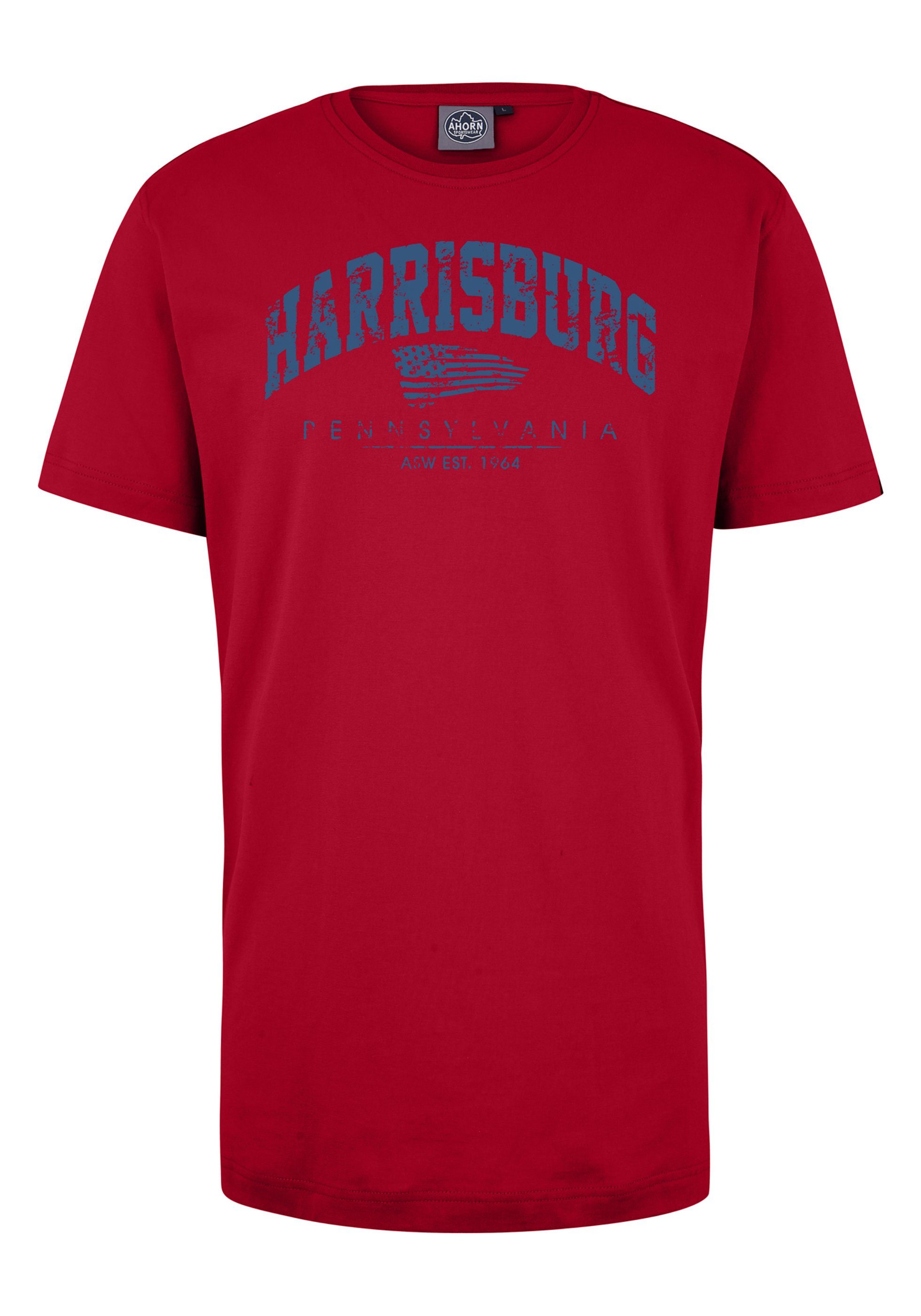 AHORN SPORTSWEAR T-Shirt HARRISBURG_ATLANTIC BLUE mit günstig online kaufen