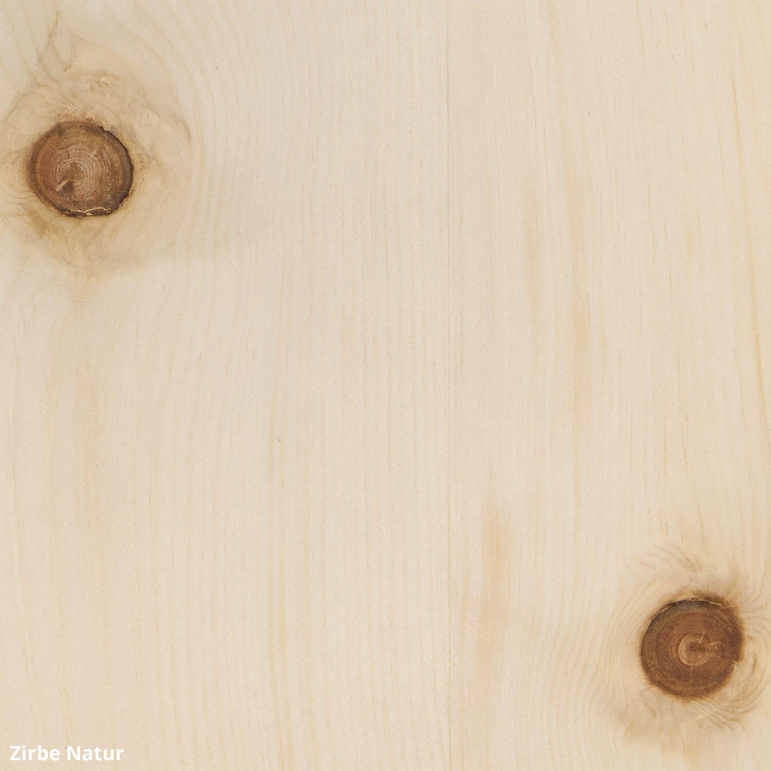 Natur24 Bett Doppelbett New York 180x200cm in Zirbe Natur mit Kopfteil