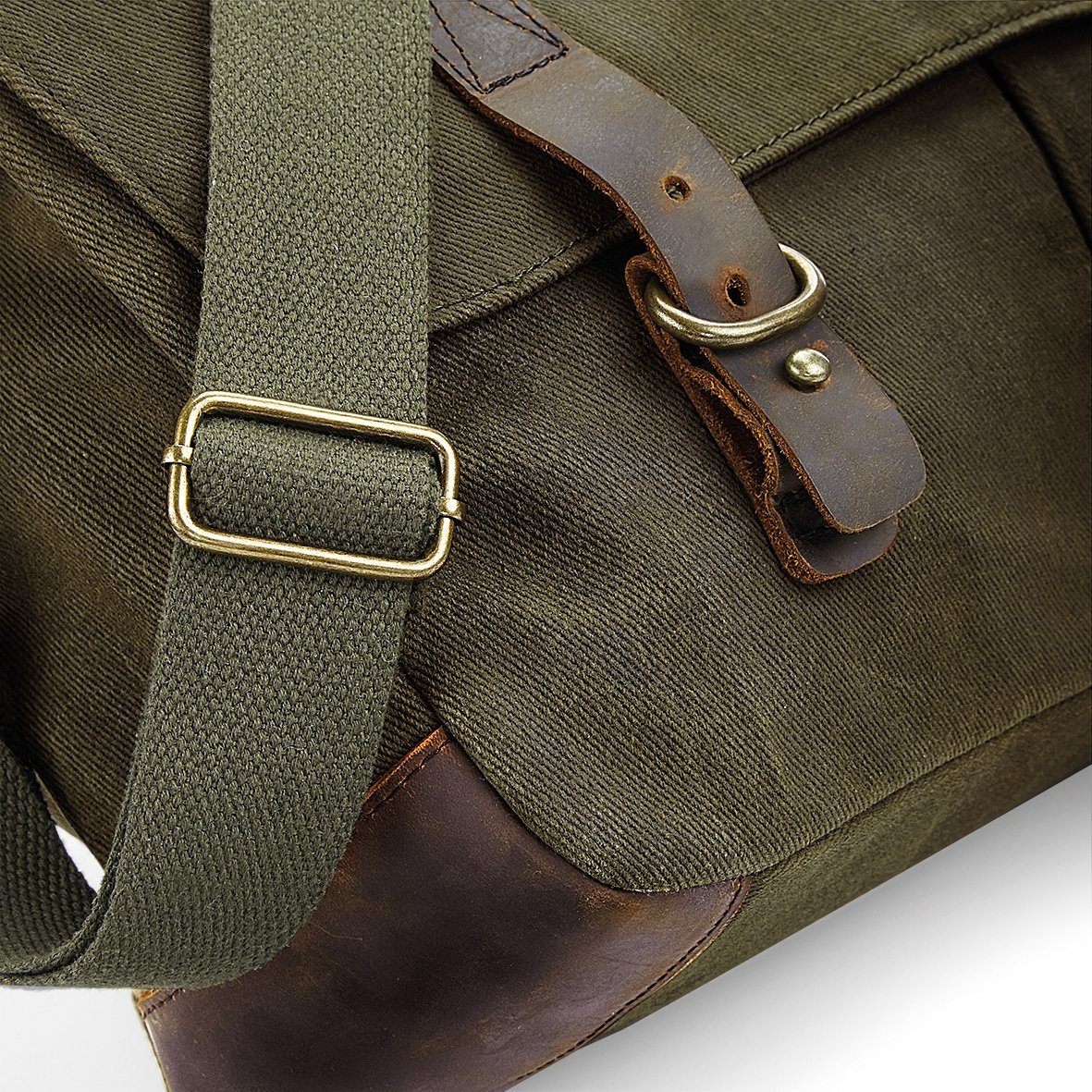 Quadra Umhängetasche Canvas Tasche Messenger Bag / 34x26x12 cm / Laptop-Tas günstig online kaufen