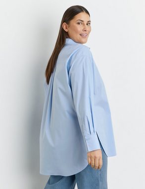 Samoon Langarmbluse Klassische Longbluse aus Baumwoll-Stretch