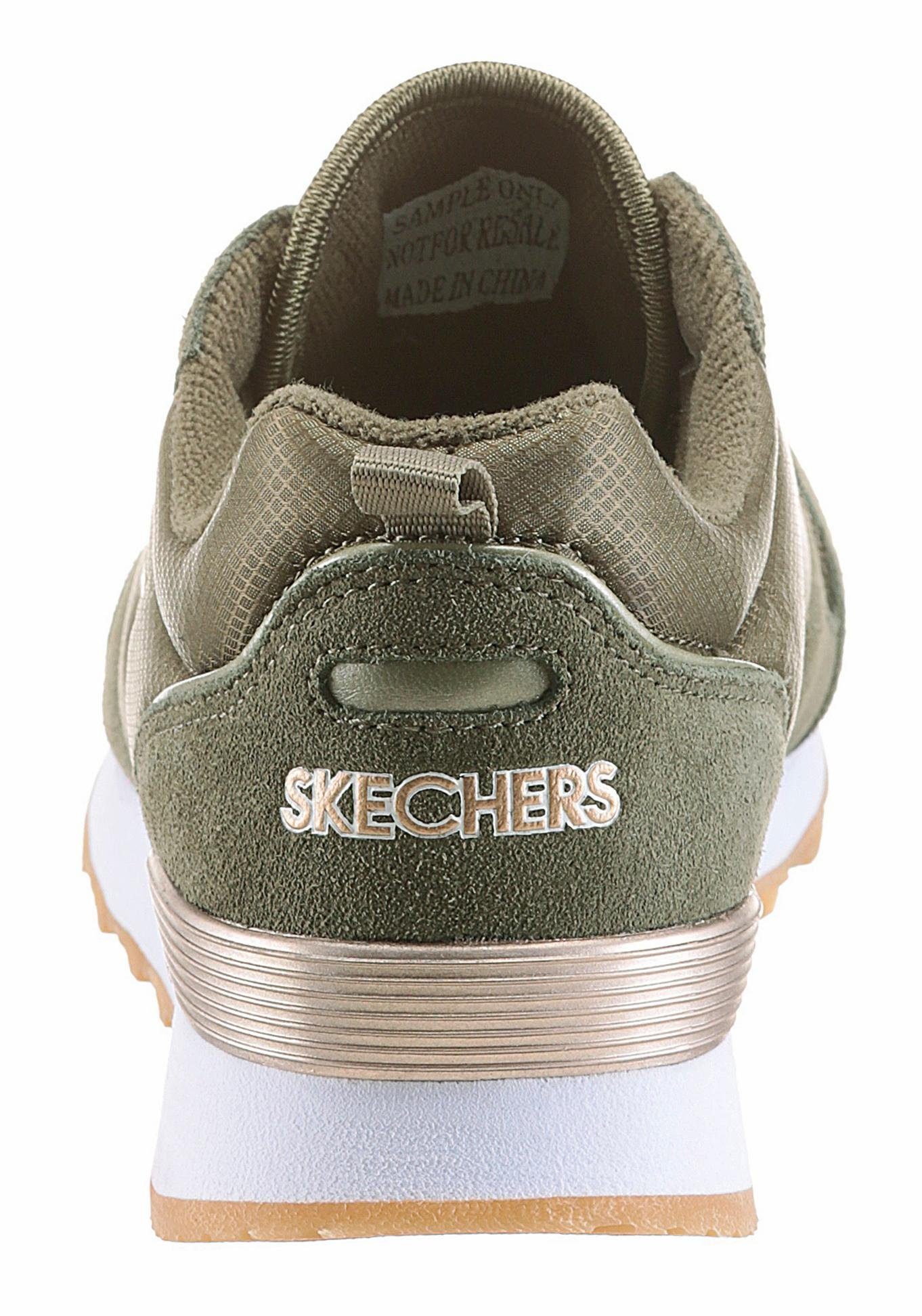 Skechers OG 85 - Ausstattung GURL mit Memory olivgrün Sneaker Air-Cooled GOLDN komfortabler Foam