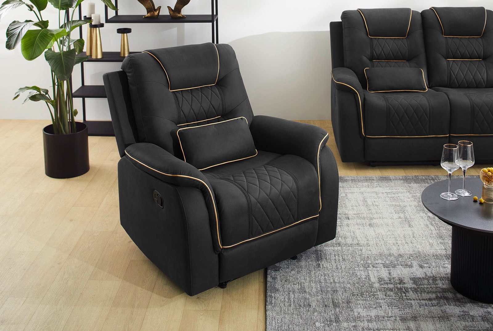 Jockenhöfer Gruppe Sessel Nevada, mit Liegefunktion, durch halbautomatische günstig online kaufen