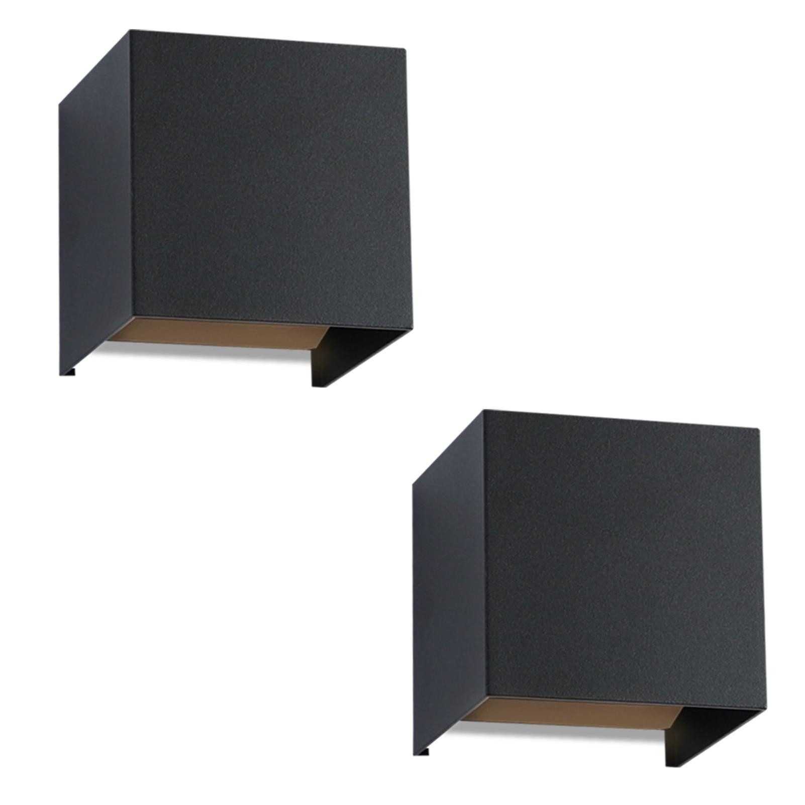 ZMH Außen-Wandleuchte Auf und ab Einstellbarer Lichtstrahl 3W Innen/Außen, günstig online kaufen