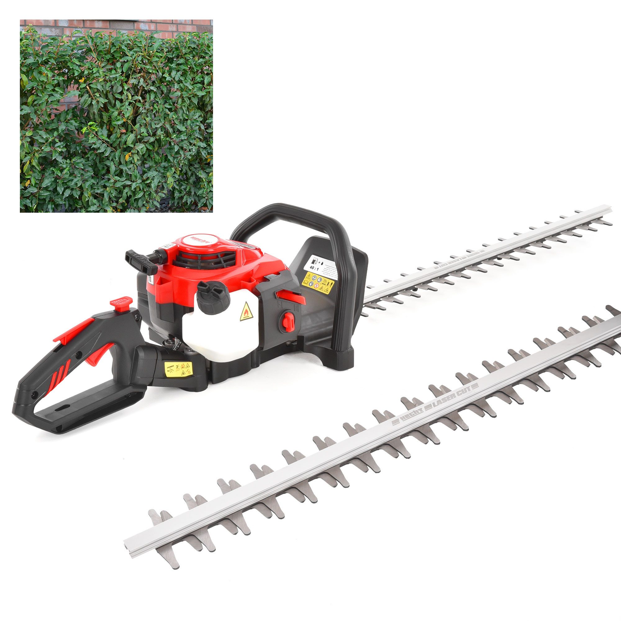 Hecht BenzinHeckenschere 9245 mit Laser CUT und Schwertschutz, bis 22