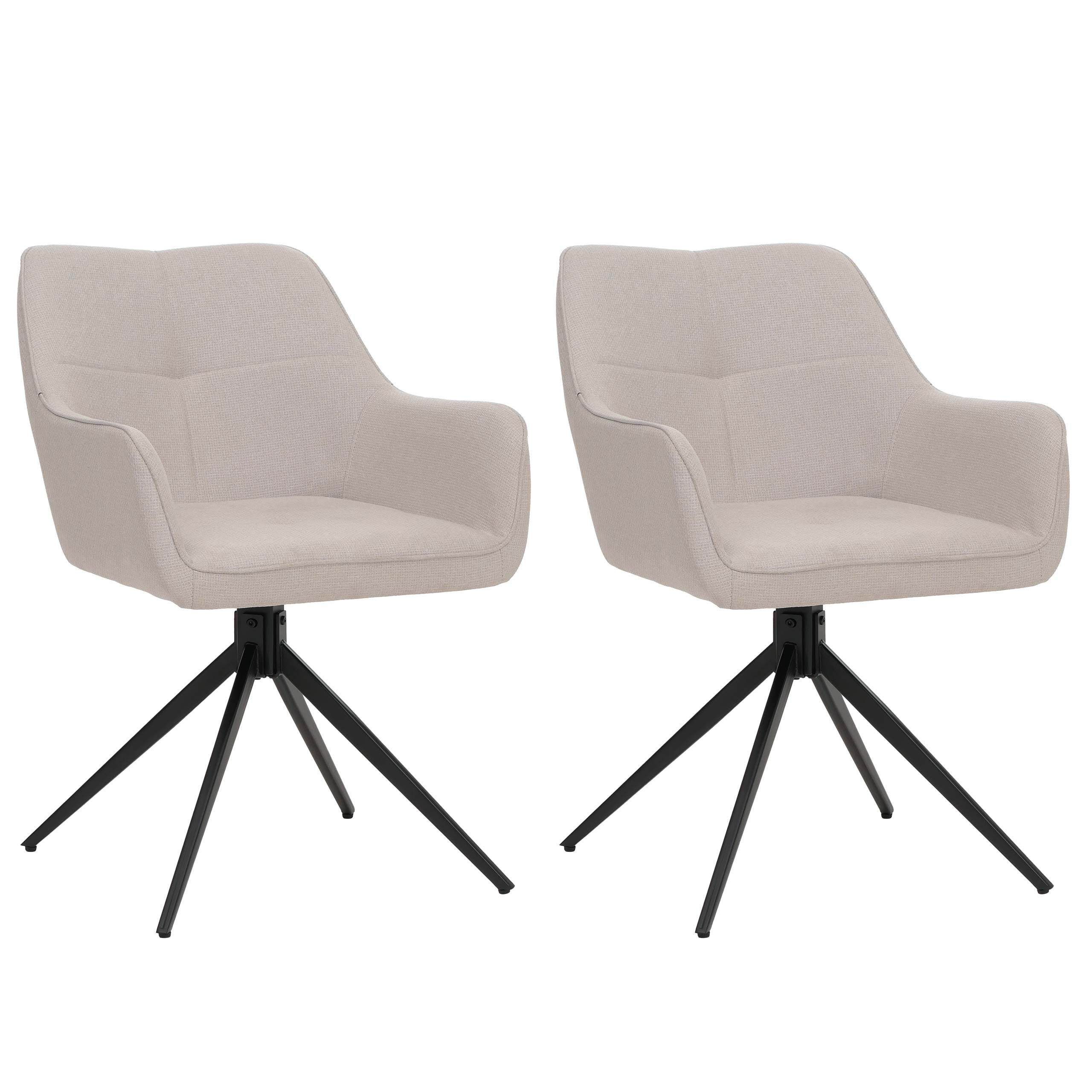 Endo-Moebel Essgruppe "Como Kaschmir" 130-210cm ausziehbar, 6 Stühle, Esstisch – Bild 4 von 5
