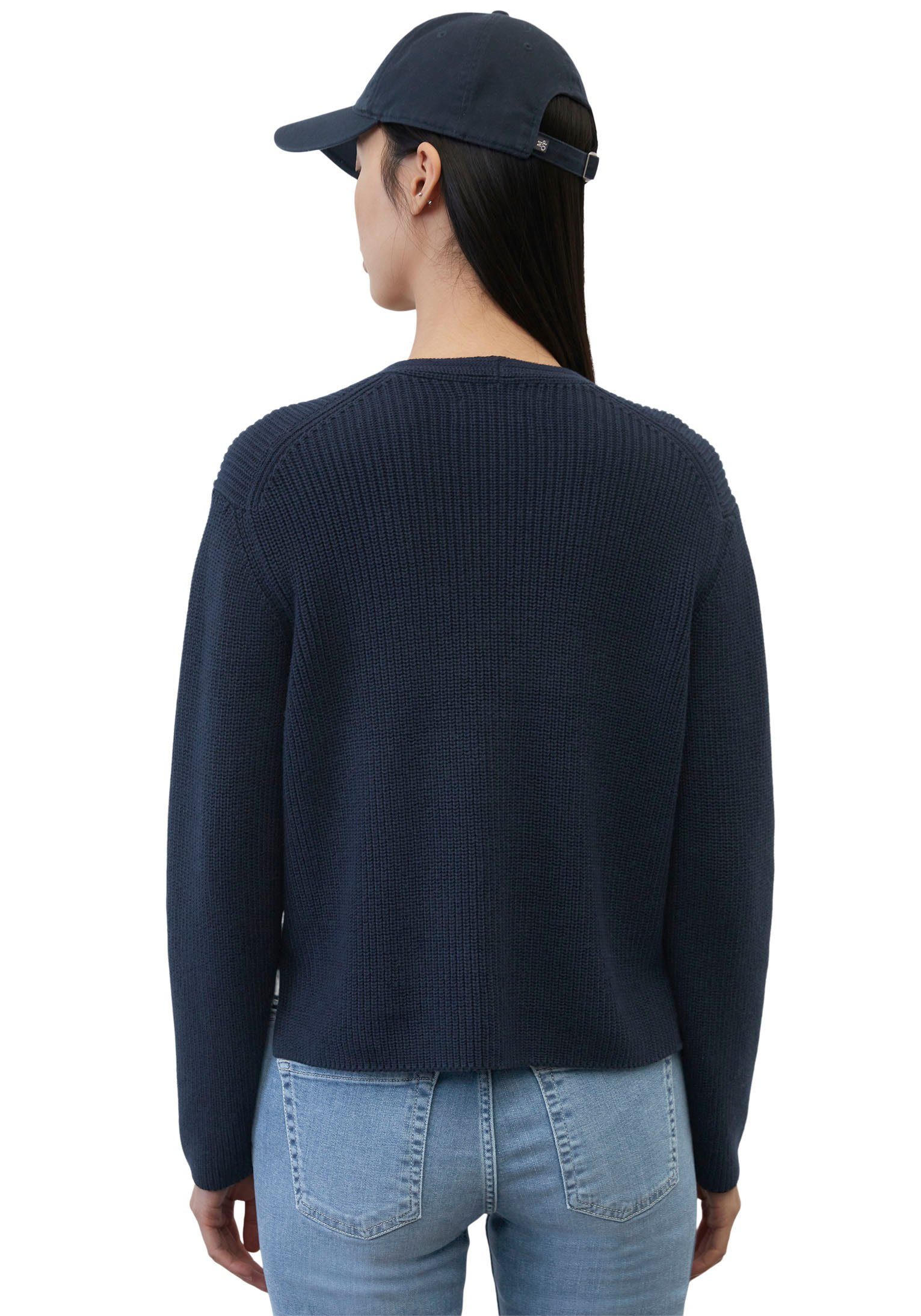 Marc O'Polo Strickjacke in kurzer, gerader günstig online kaufen