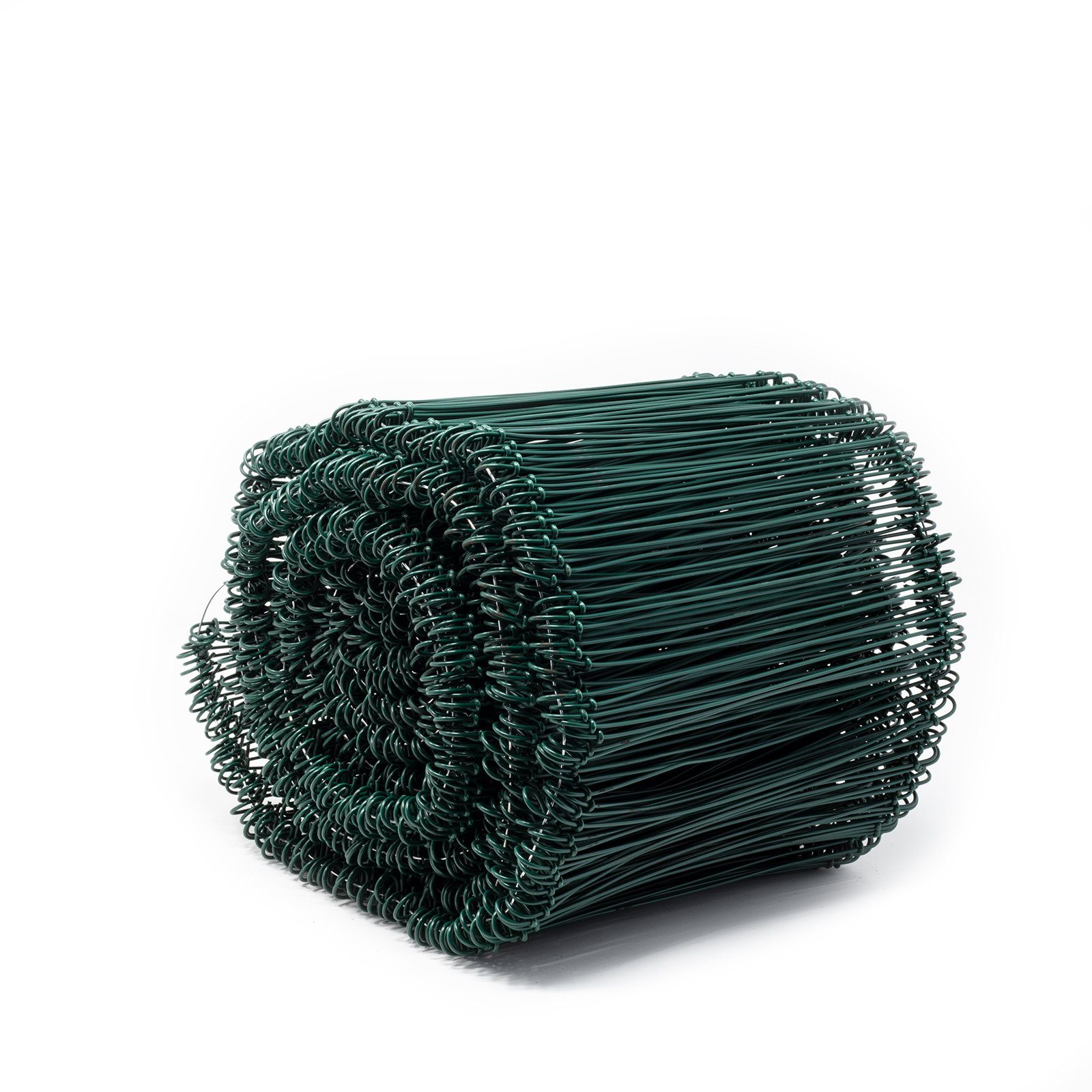 H & R GmbH Draht Ösenbindedraht kunststoffummantelt grün - 1,0/1,4 x 180 mm Bunde von 1000 Stück
