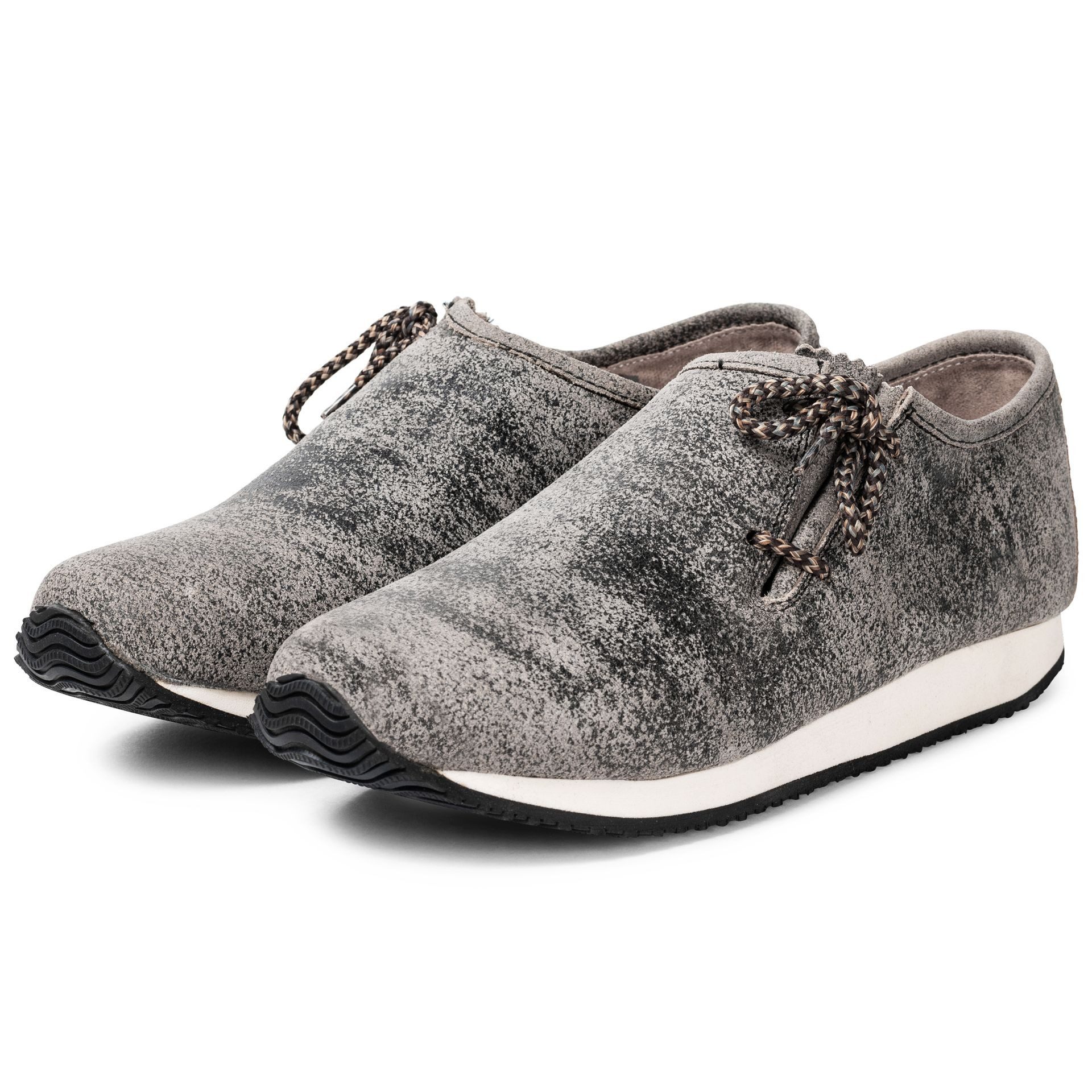 PAULGOS Trachtenschuhe Trachten Sneaker Schuhe Haferl Schnürschuh Echtleder Haferlschuh