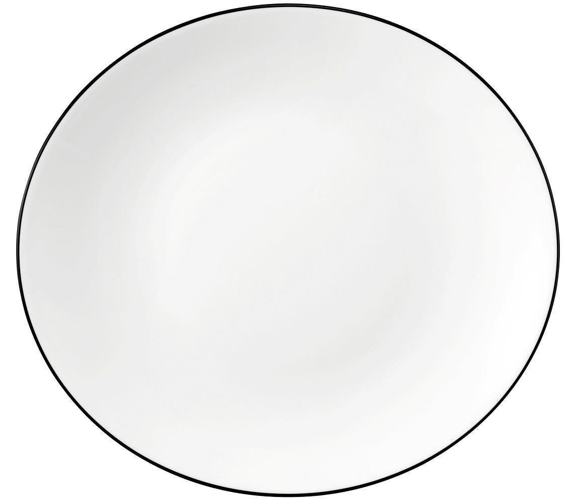 Speiseteller Modern Life "Black Line" Speiseteller oval 29 cm