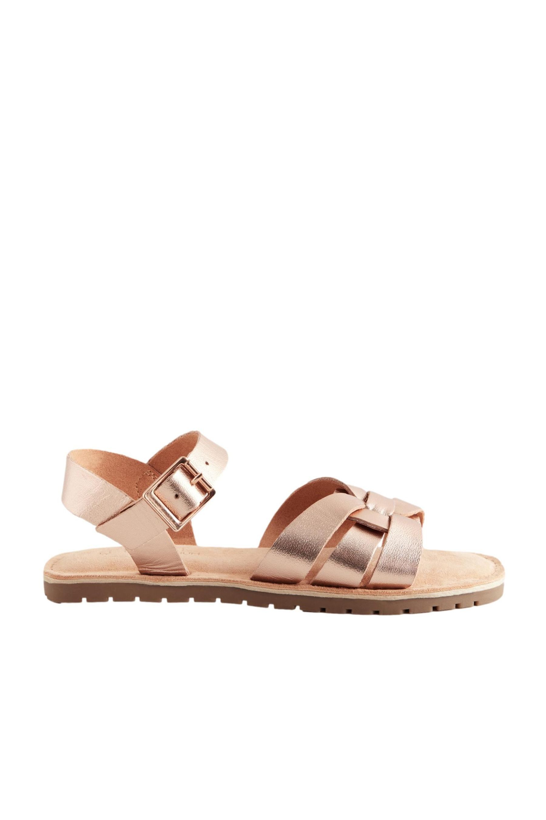 Next Sandalen aus geflochtenem Leder, weite Passform Sandale (1-tlg)