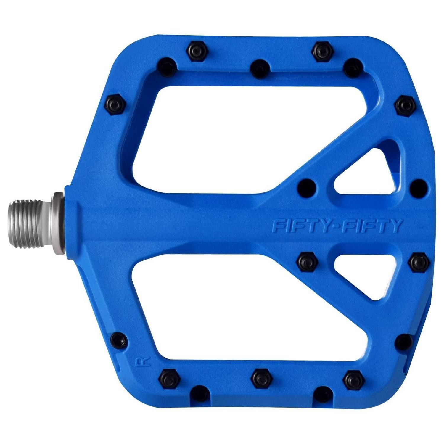 LuxusKollektion Plattformpedale Fahrradpedale Nylon Composite MTB Blau