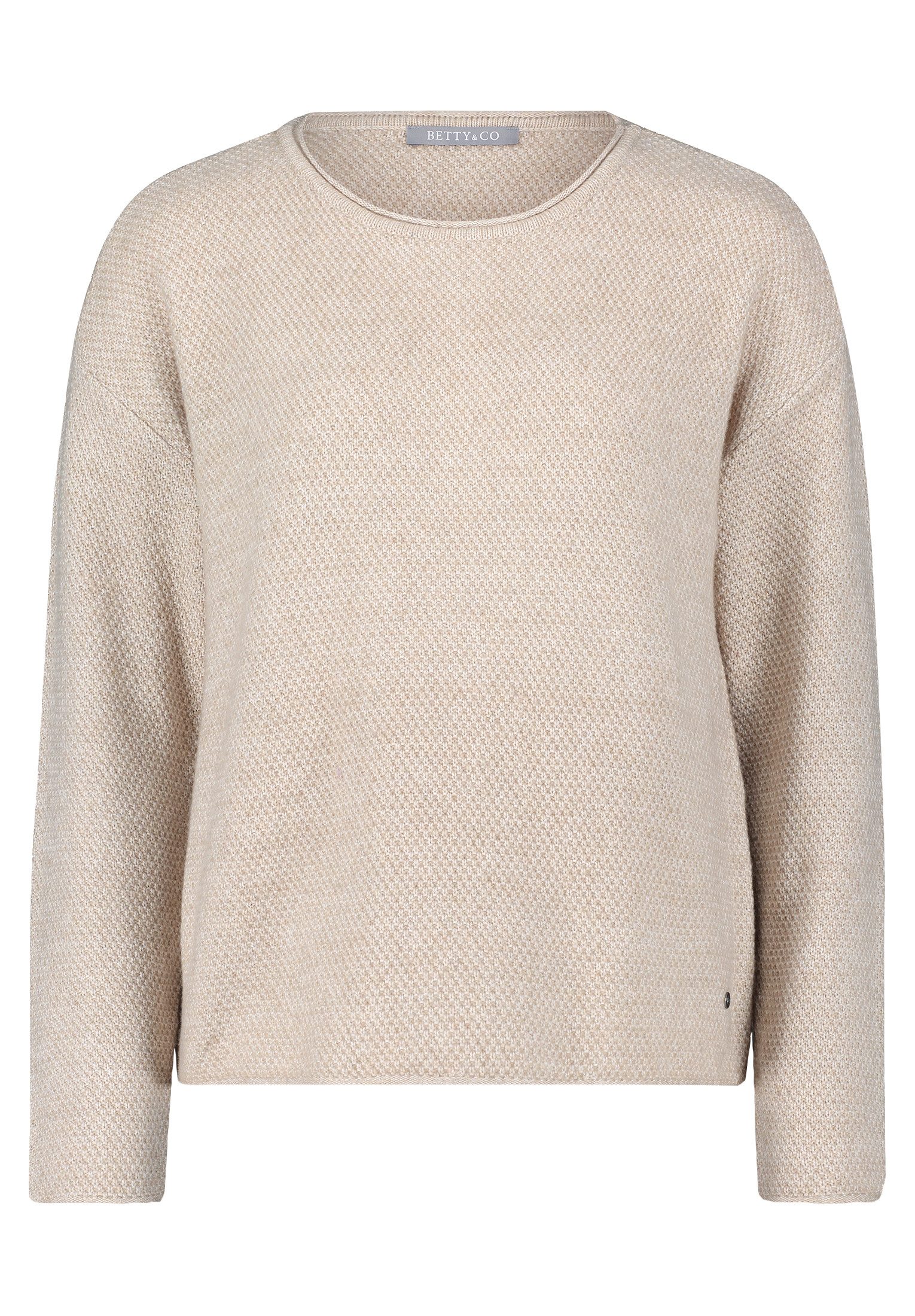 Betty&Co Strickpullover Damen Strickpullover mit Rundhalsausschnitt günstig online kaufen