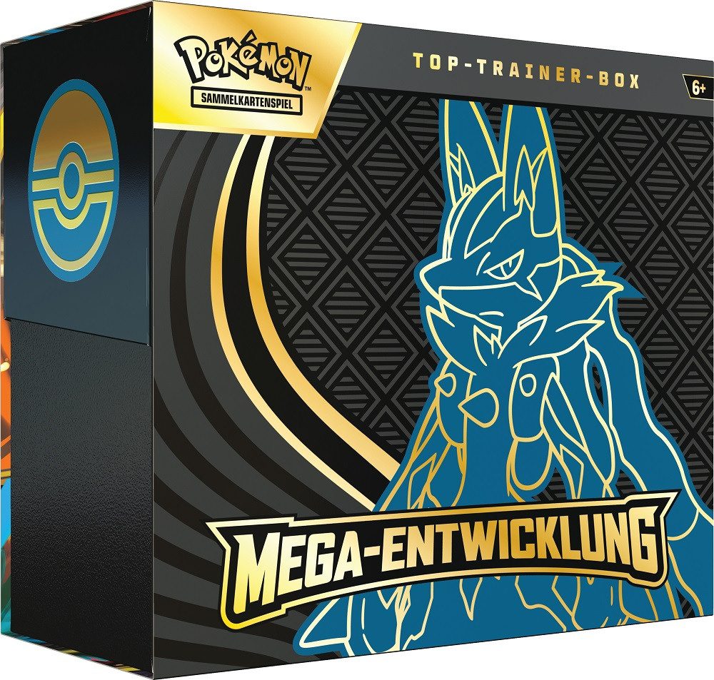 The Pokémon Company Sammelkarte Pokemon ME01 Top-Trainer-Box Lucario - Deutsch