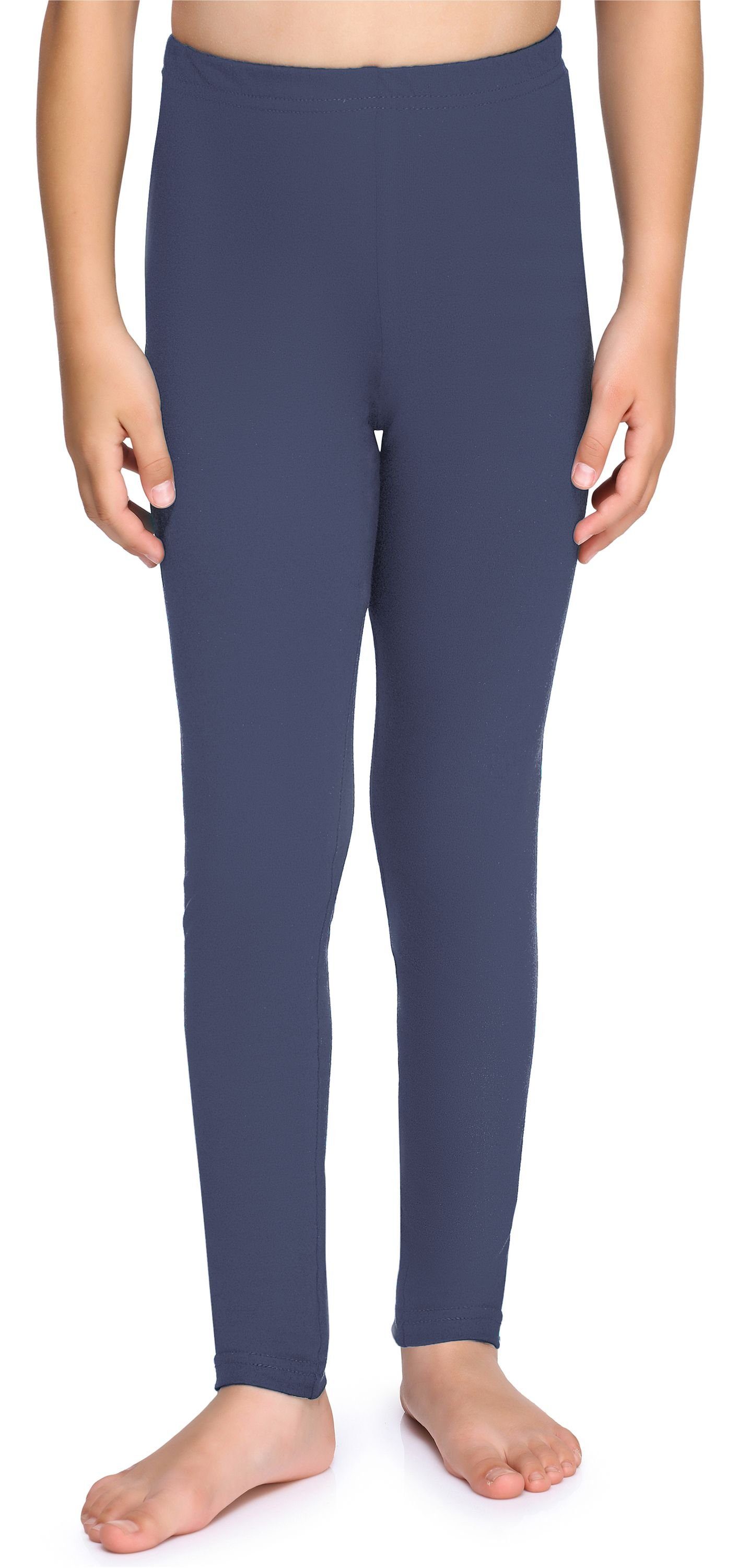 Merry Style Leggings Mädchen Lange Leggings aus Baumwolle MS10-225 (1-tlg) elastischer Bund Jeans