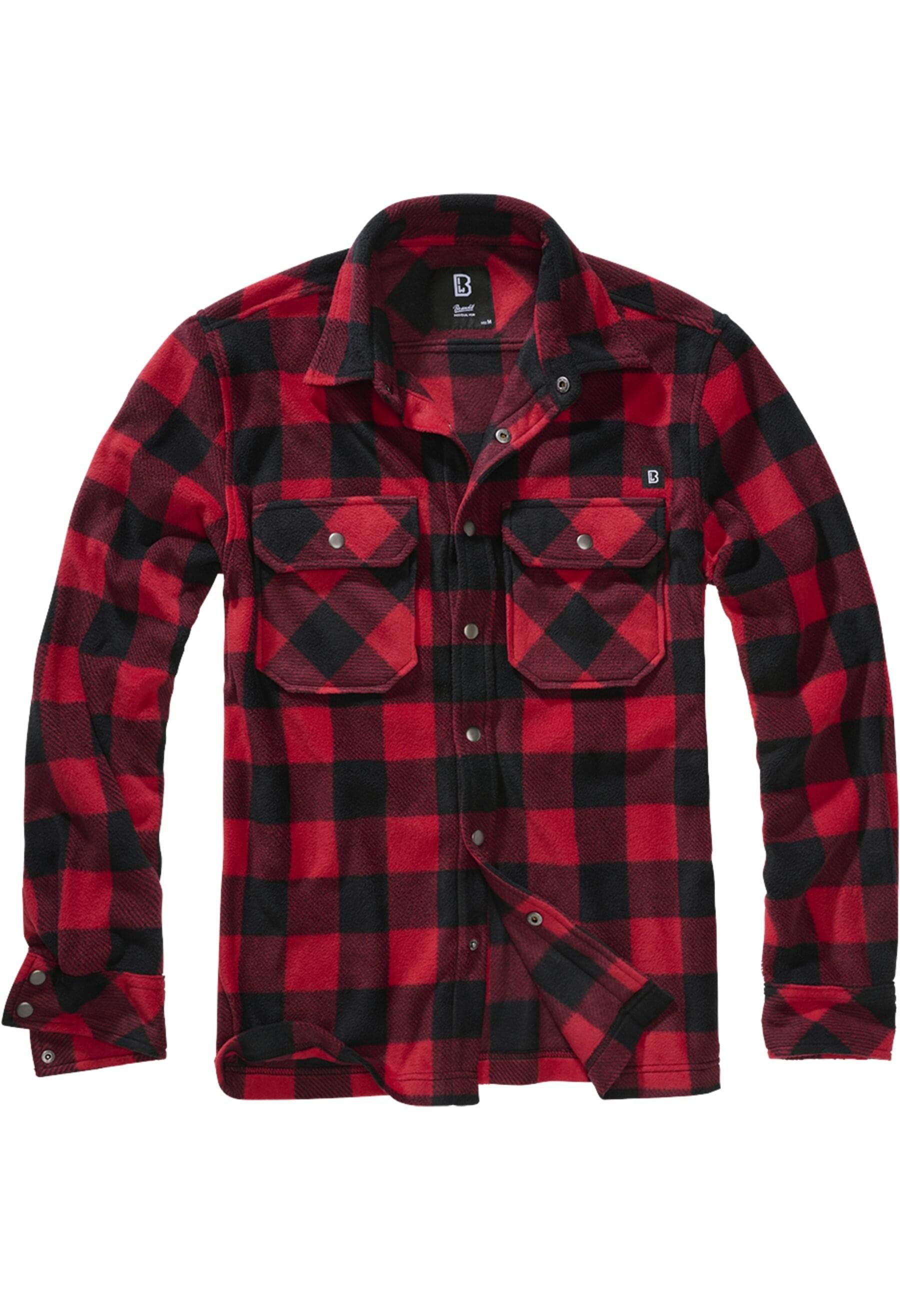 Langarmhemd Brandit Herren Jeff Fleece Shirt Long Sleeve