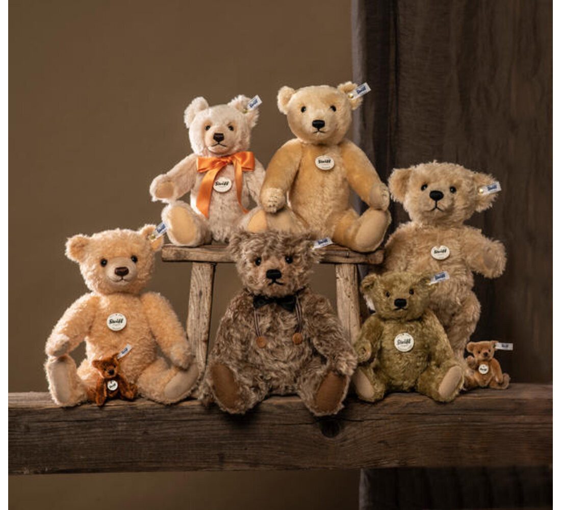 Steiff Dekofigur Steiff Teddybär 9 cm braun Miniatur 028151 günstig online kaufen