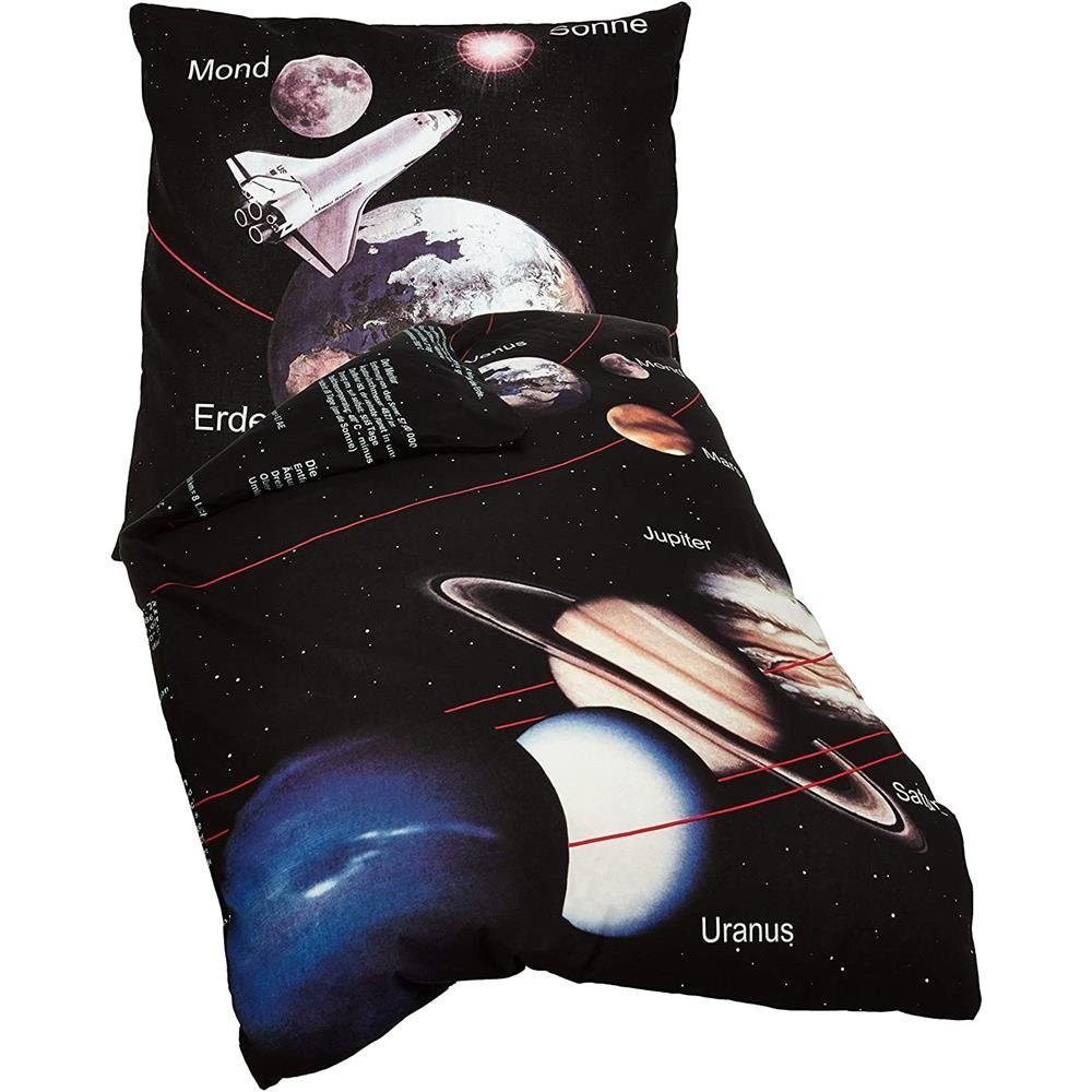 Herding Young Collection Jugendbettwäsche Sonnensystem, 135x200 günstig online kaufen