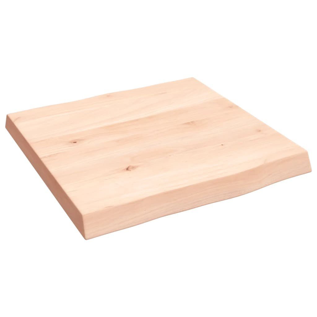 Tischplatte Baumkante Unbehandelt (1 40x40x(2-4) Natur St) Tischplatte Massivholz vidaXL cm