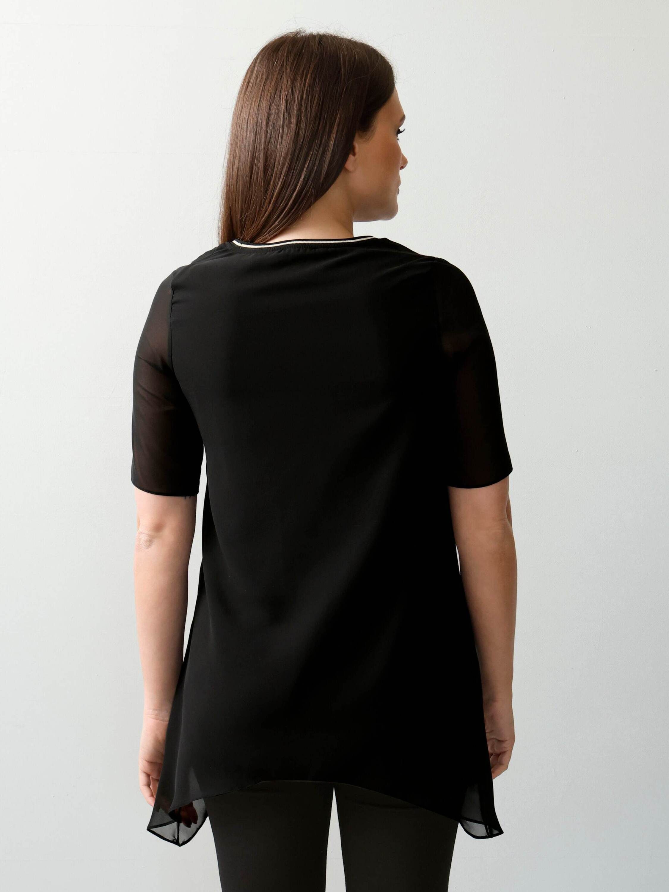 Alba Moda Kurzarmshirt Longshirt