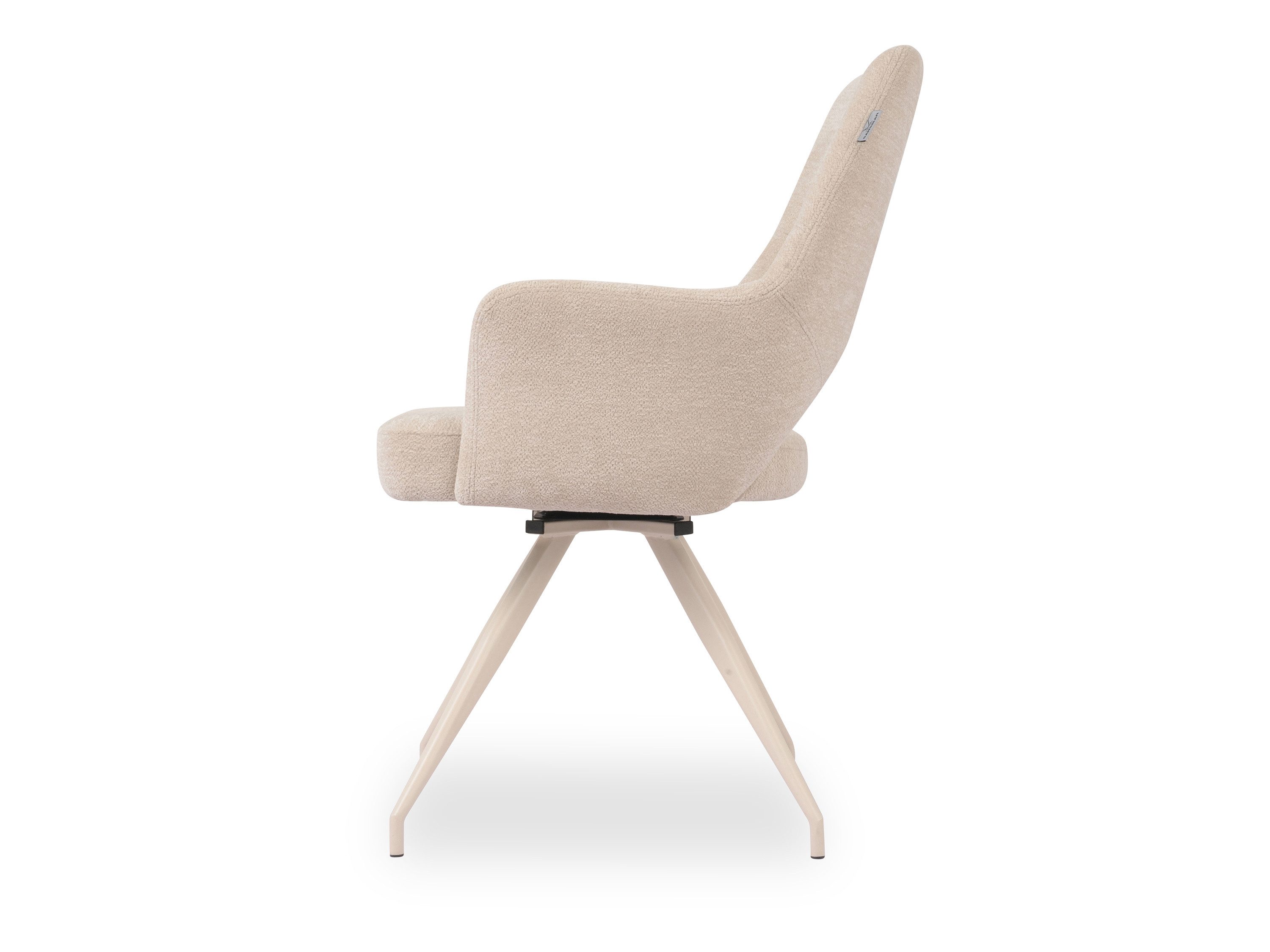 SANSIBAR LIVING Esszimmerstuhl Polsterstuhl SANSIBAR EGERSUND LBH 61x62x89 cm weiß Esszimmerstuhl