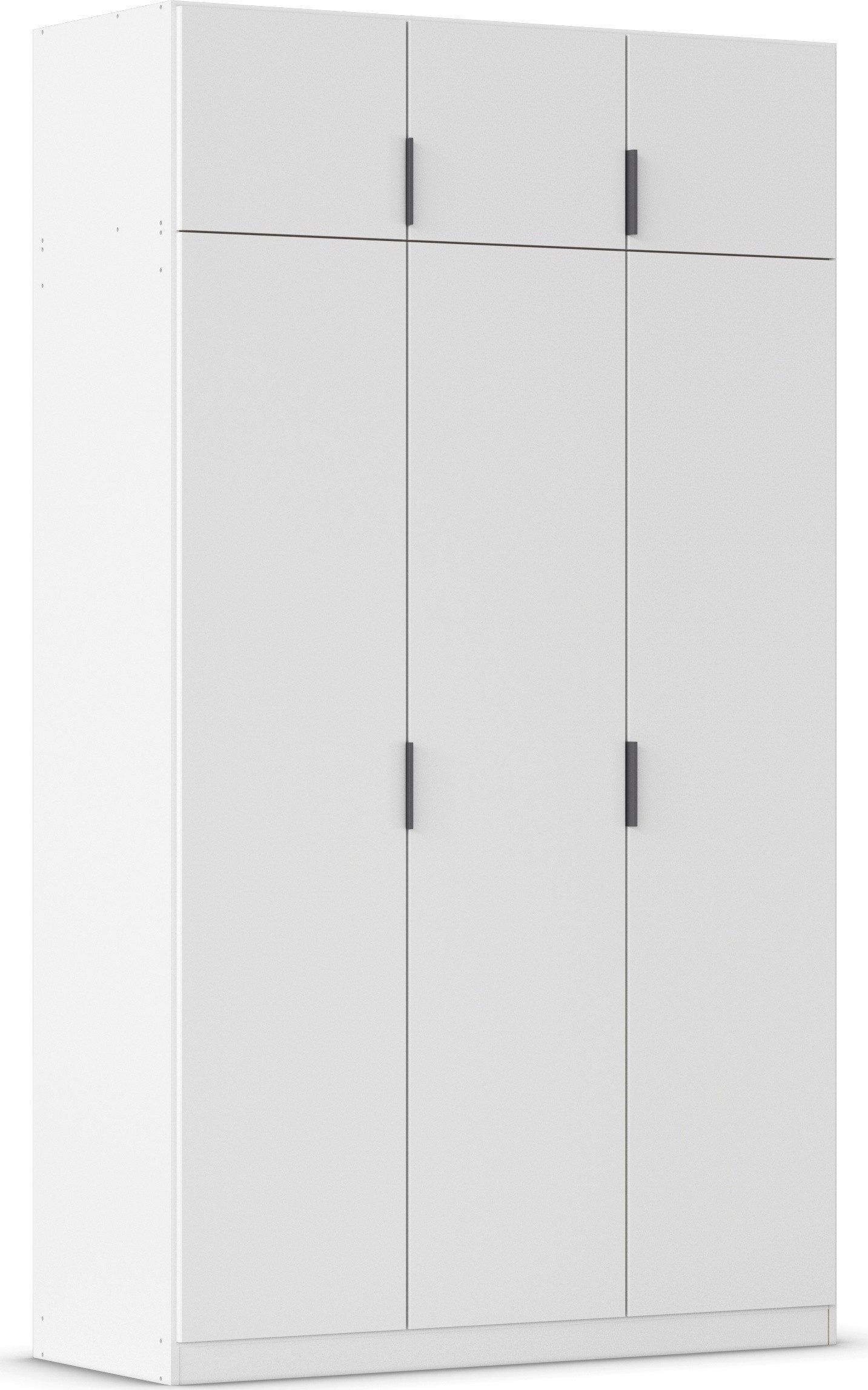 rauch Kleiderschrank Drehtürenschrank Schrank Garderobe Ankleide Schlafzimmer LAGOA (3 verschiedene Ausstattungen BASIC/CLASSIC/PREMIUM (inkl. SOFT-CLOSE) moderne Kantengriffe aus Metall, optional mit Aufsatz MADE IN GERMANY