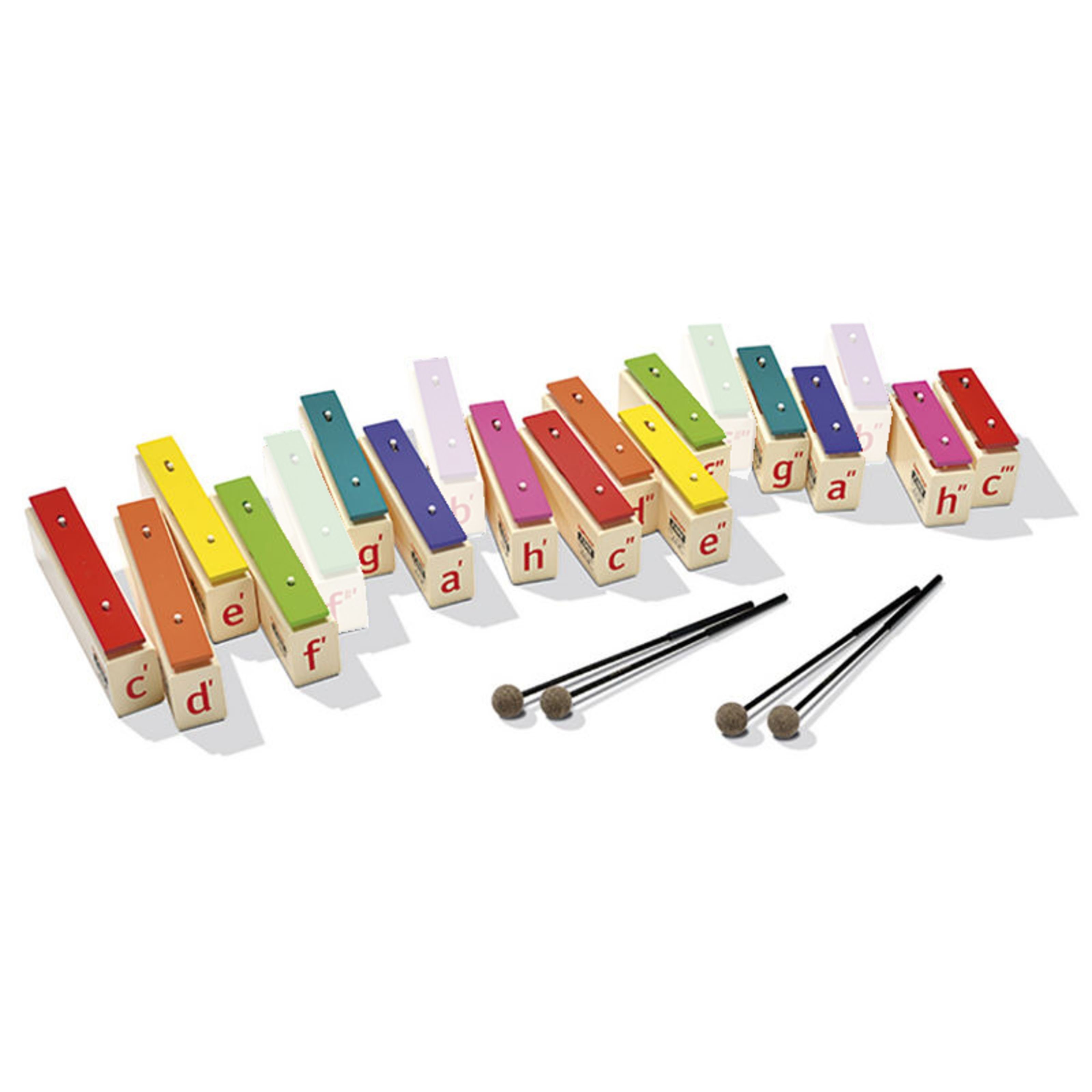 SONOR Metallophon,KlangstabSet KS 40 L BW Boomwhackers Farben, Percussion, Orff Instrumente, KlangstabSet KS 40 L BW Boomwhackers Farben - Orff instrument