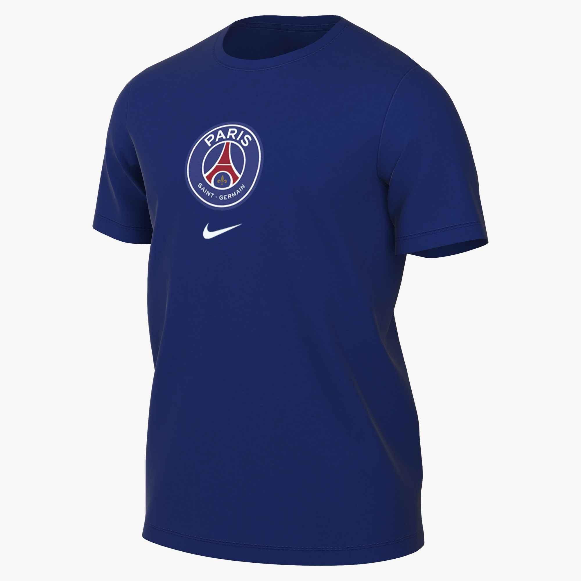 Nike T-Shirt PSG M NK CREST TEE sportlicher Look, Kurzarm, Rundhalsausschnitt, ohne Verschluss