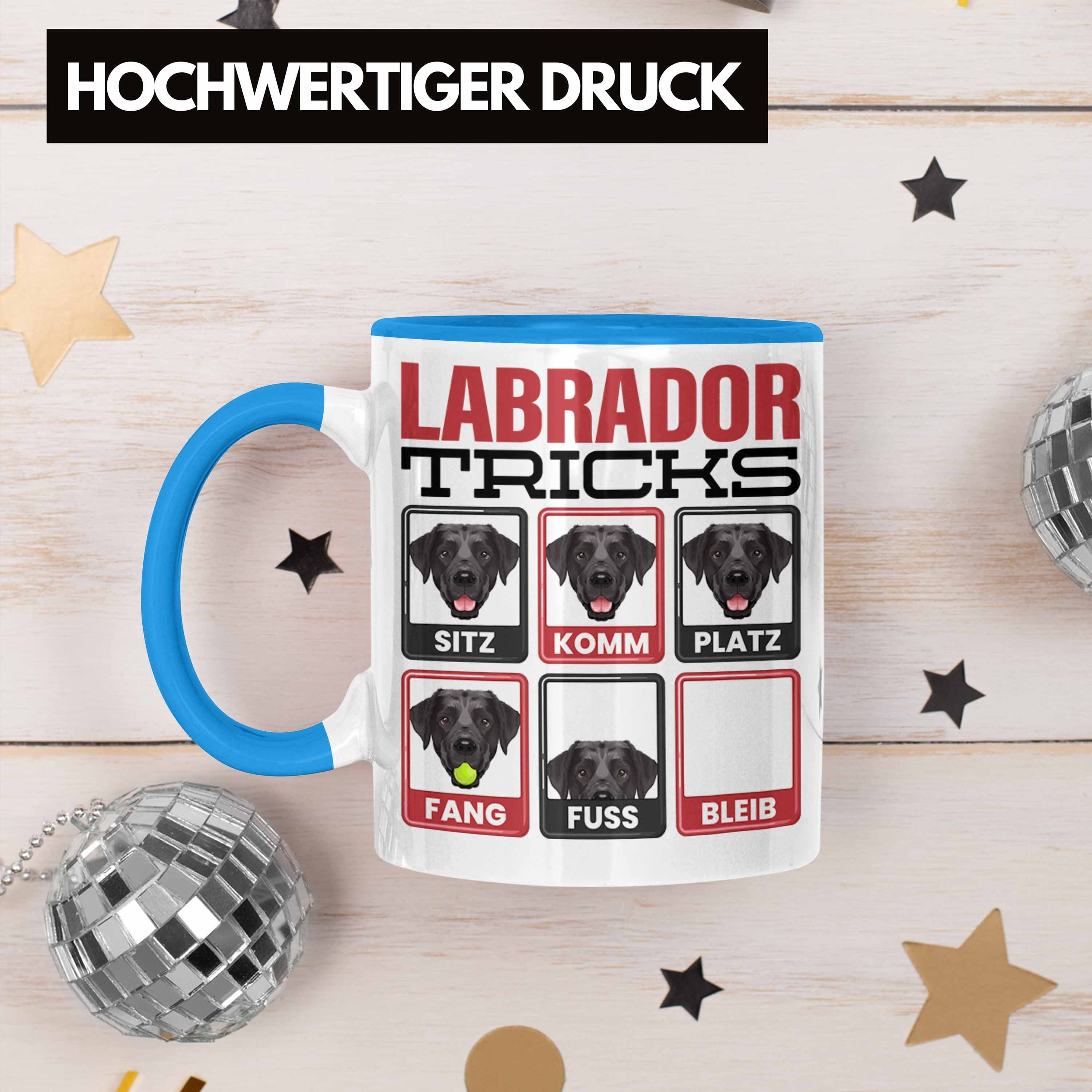 Tasse Besitzer Trendation Labrador Blau Spruch Lustiger Geschenk Geschenkidee Tasse Labrador