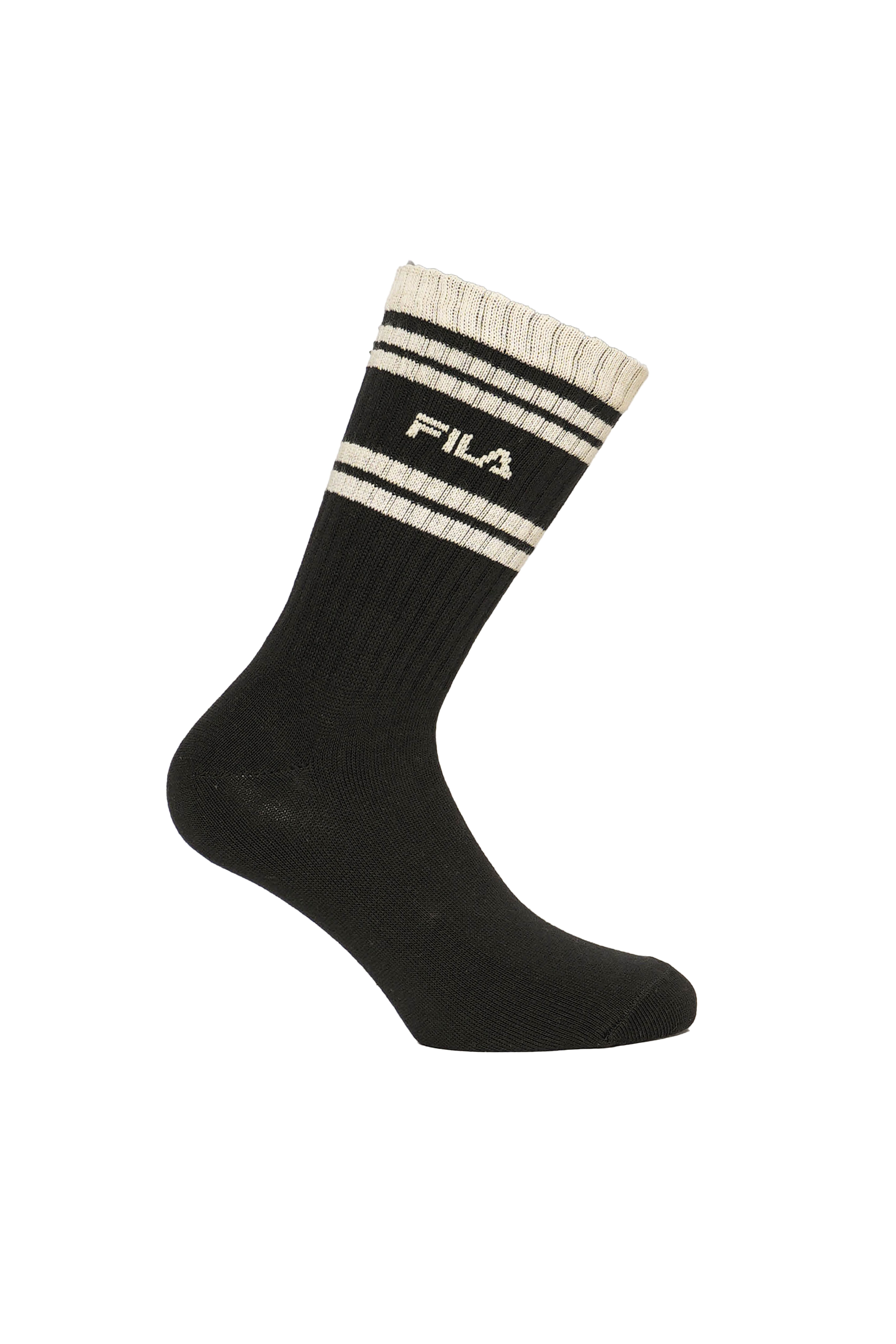 Fila Tennissocken JUNIOR BOY LIFESTYLE NORMAL PLAIN SOCKS (6 Paar) mit sportlichem Streifenbund