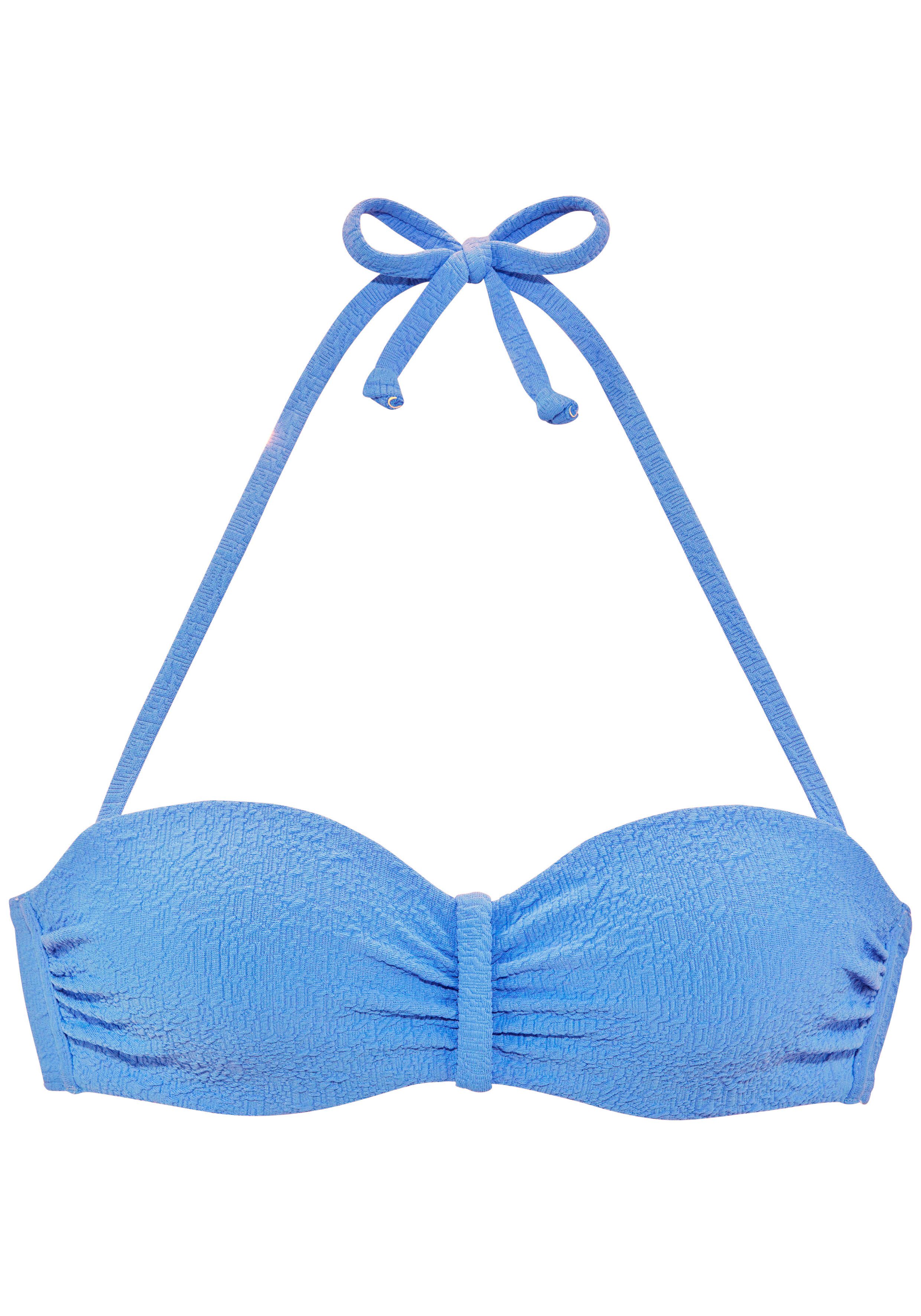 s.Oliver Bügel-Bandeau-Bikini-Top Oana, mit Strukturmuster