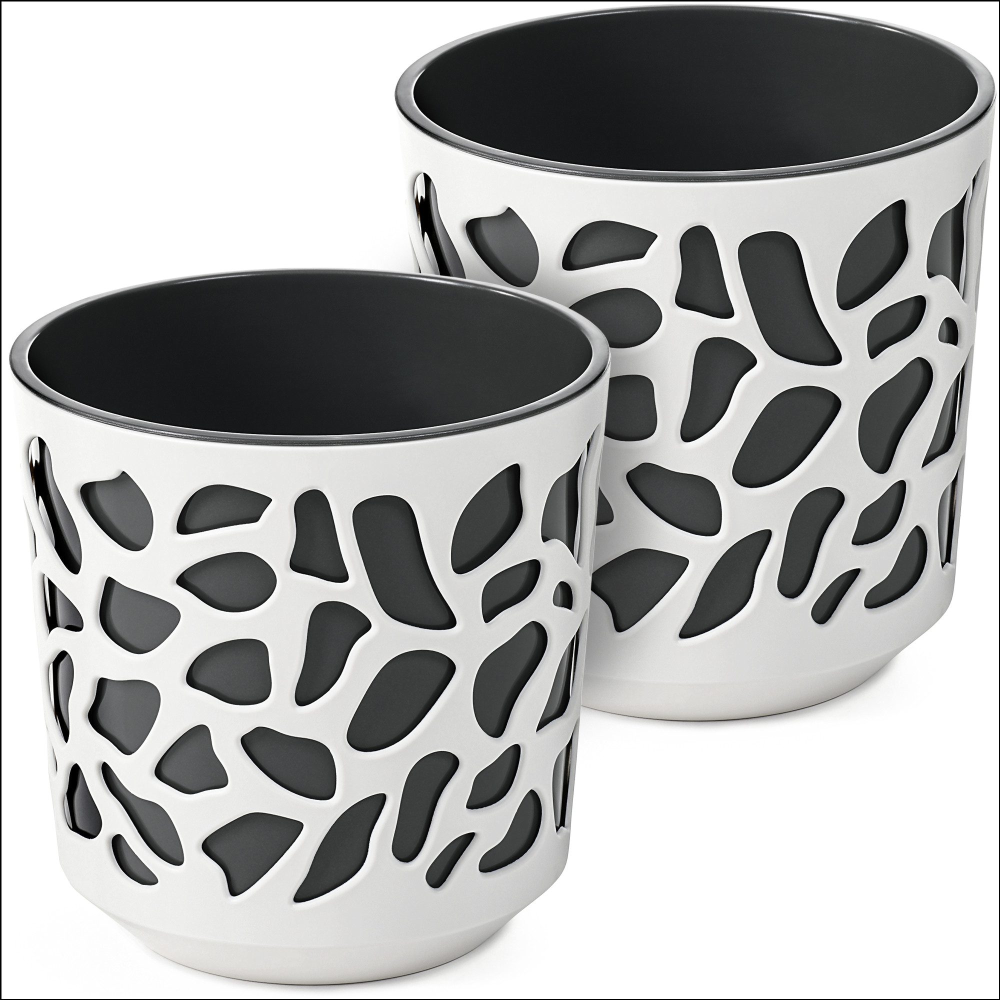 KONZEPT Blumentopf großer Übertopf aus Kunststoff für Zimmerpflanzen (2 St. günstig online kaufen