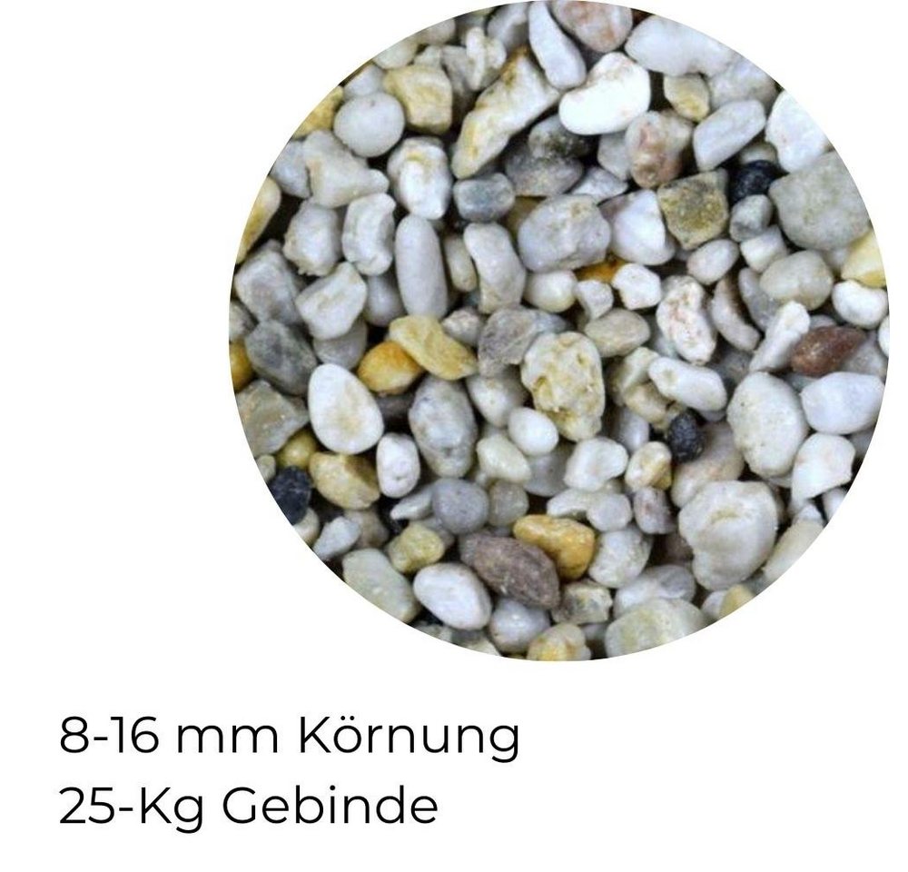 Thumbnail - GarPet Kieselsteine Zierkies 25 kg Quarzkies Buntkies Teich Aquarium Garten Weg Kies