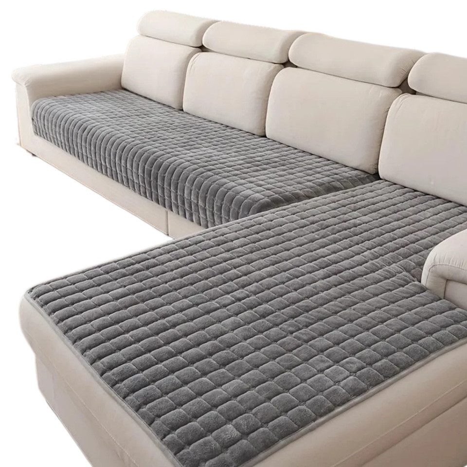 Bellaro Life Sofabezug 2 Stück Flannel Sofabezug, Antirutsch Möbelschutz, 90x160cm+210cm
