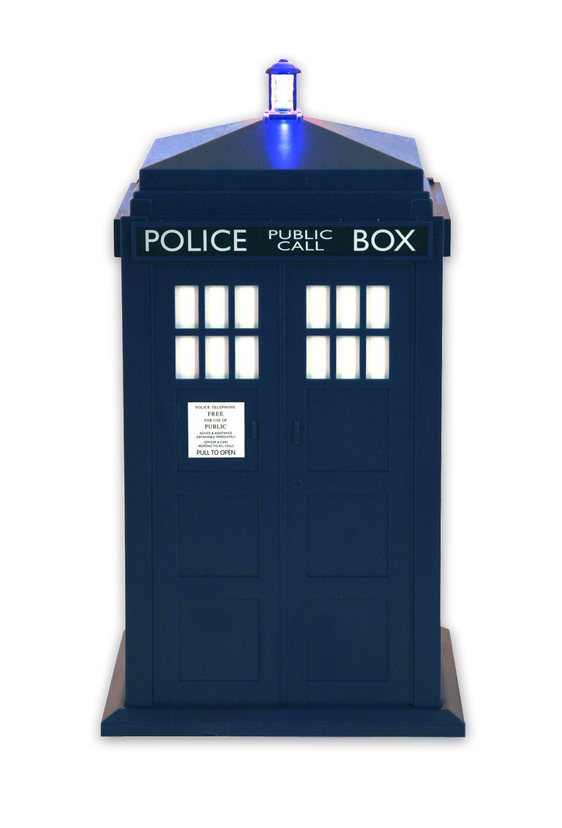 Sound neu 26 cm Groß Tardis Keksdose mit Licht Doctor Who 