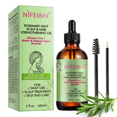 P-Beauty Cosmetic Accessories Haaröl Rosmarinöl Ätherisches Haaröl 1x60ml Haarwachstum, 1-tlg., veganes Produkt