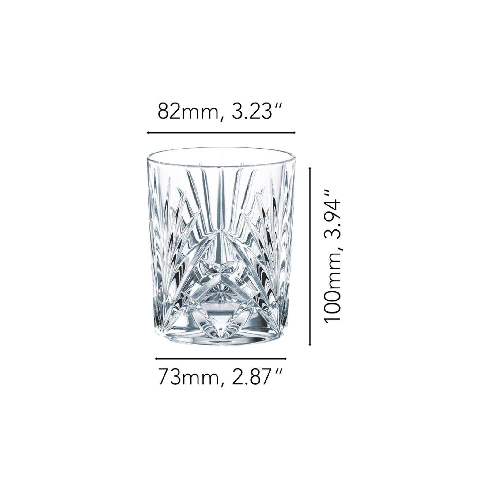 Nachtmann Whiskyglas Palais Becher 288 ml 8er Set, 8-tlg., Glas
