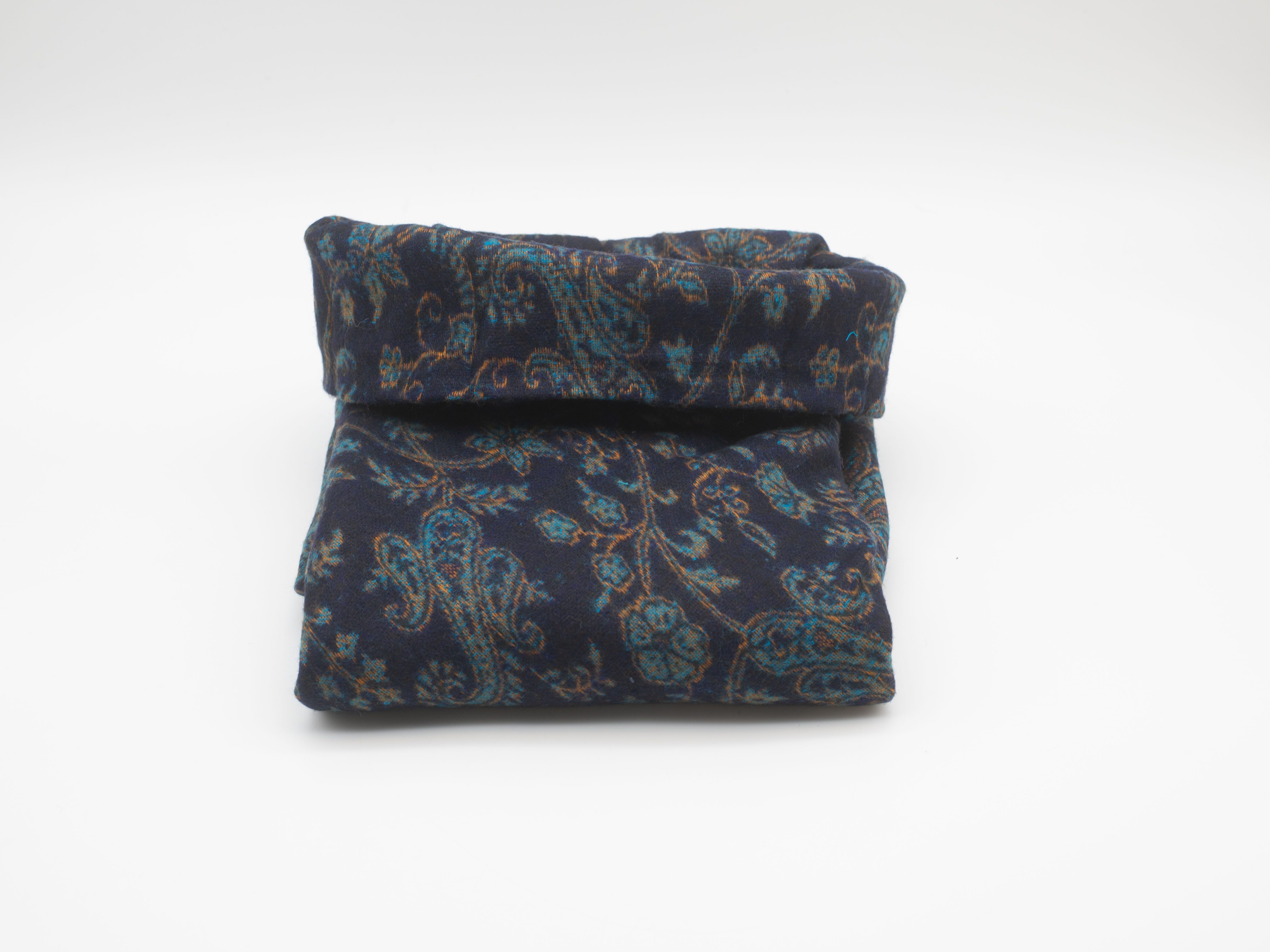 Aurelie Poncho Eleganter Paisley Poncho, für Damen und Herren, mit Stehkragen