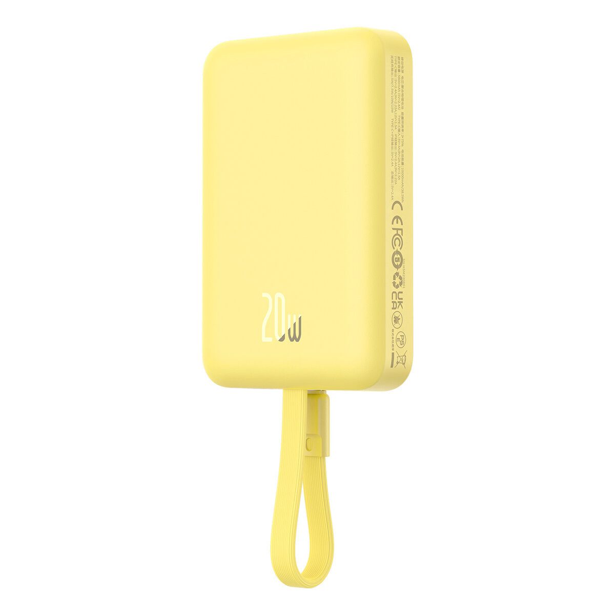 Baseus Mini MagSafe 10000mAh 20 W Powerbank mit Kabel + 60 W 0,3 m Kabel Powerbank