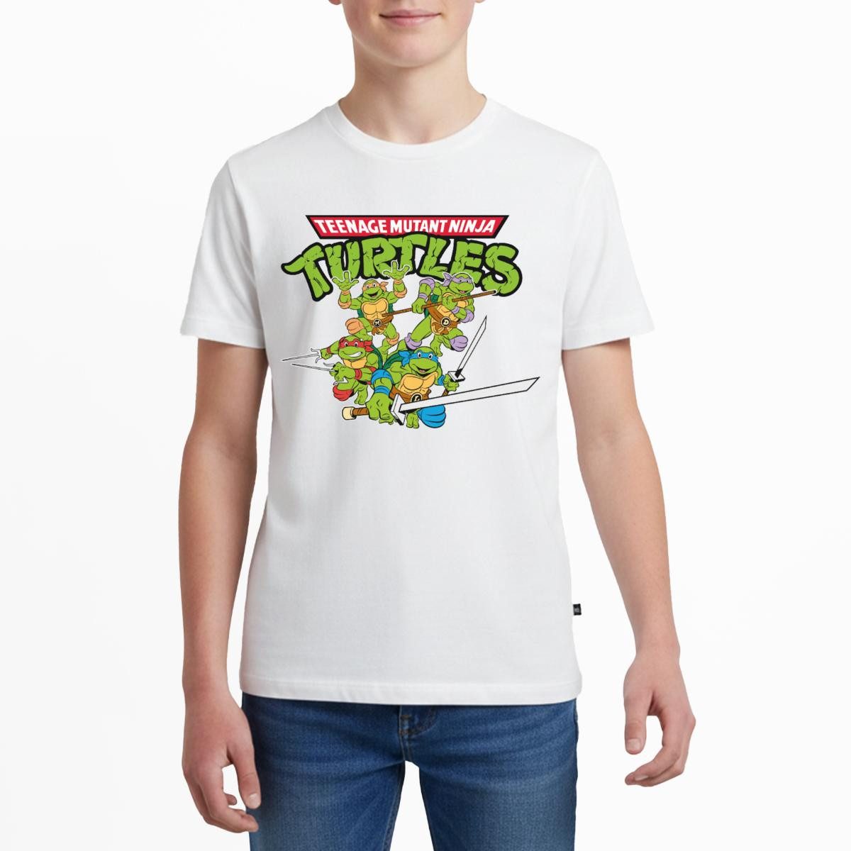 T-Shirt Teenage Mutant Ninja Turtles Logo Teenager Premium T-Shirt