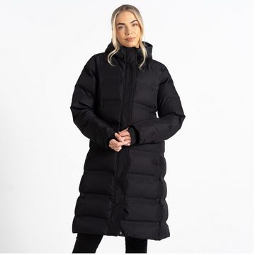 Dare2b Funktionsjacke Wander Wintermantel gesteppt für Damen mit Kapuze länger geschnitten