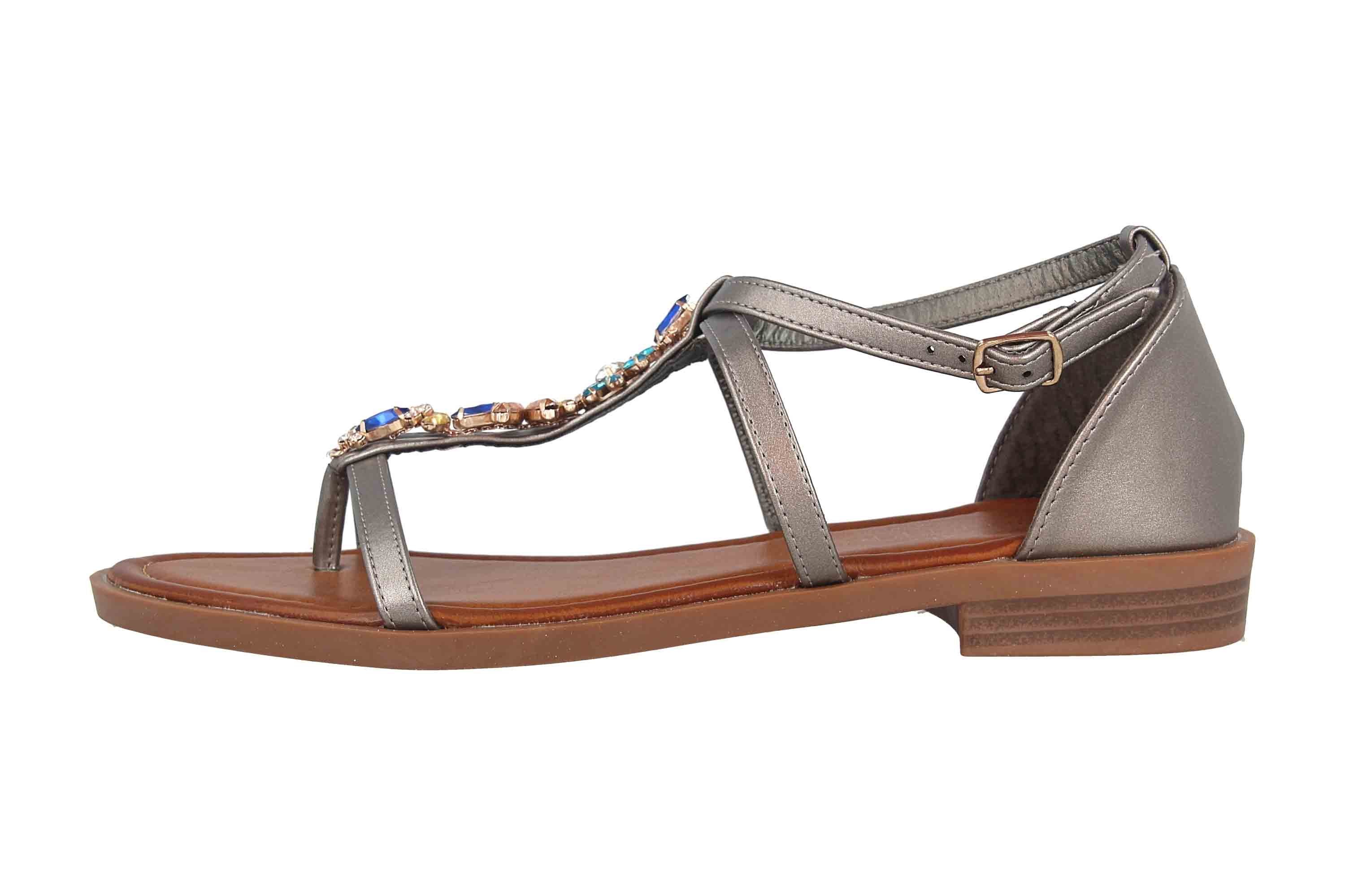 Fitters Footwear 2.872477 Pewter Zehentrenner