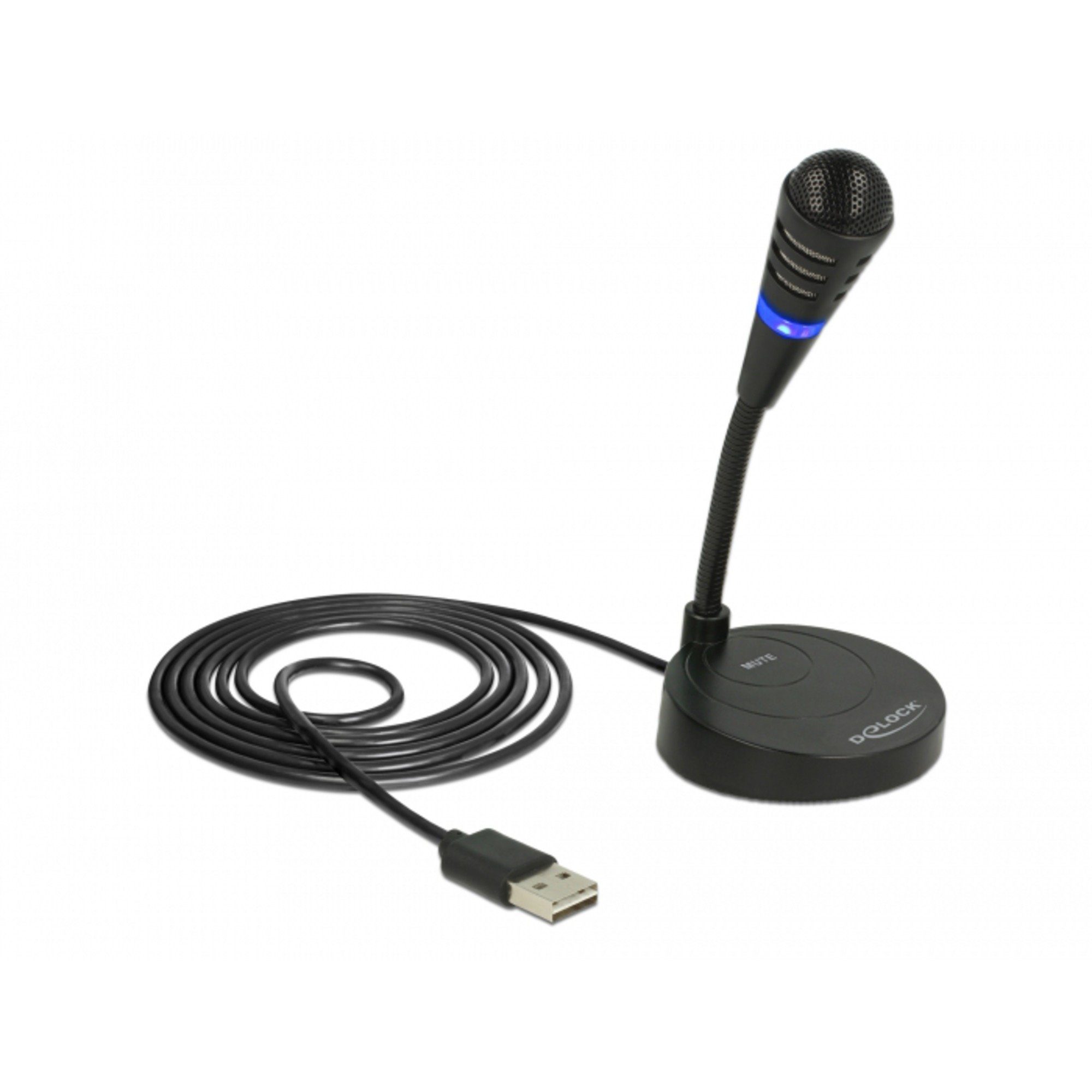 Mikrofon DeLOCK USB Mikrofon, (USB, Plug & Play)
