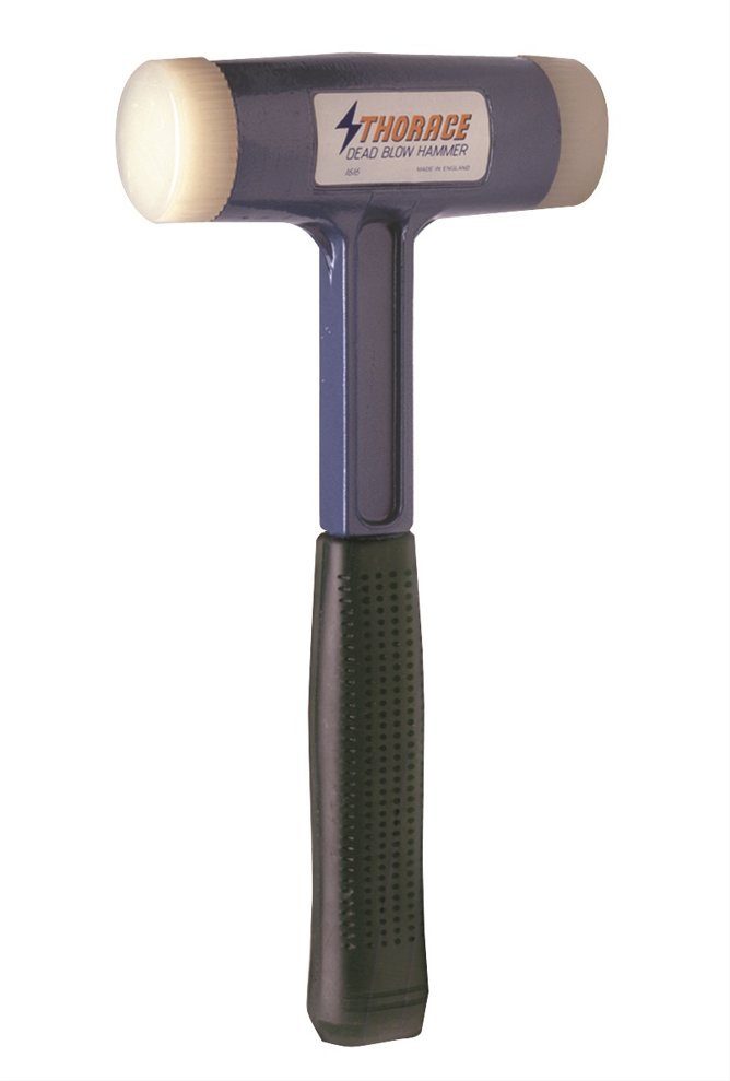 THOR Hammer THOR Rückschlagfreie Hammer mit Nylon Einsätze, Rund 44 mm, 950 g